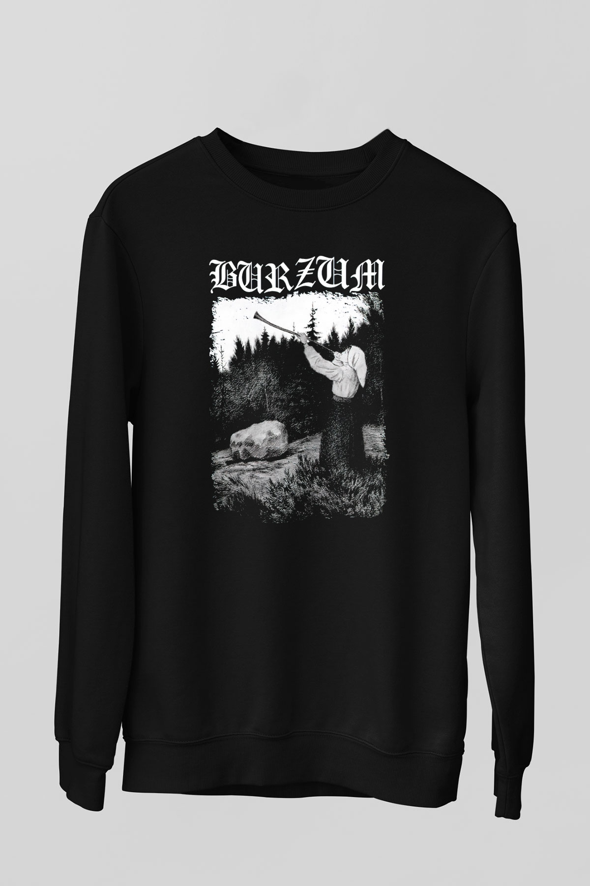 Burzum Siyah Unisex Sweatshirt