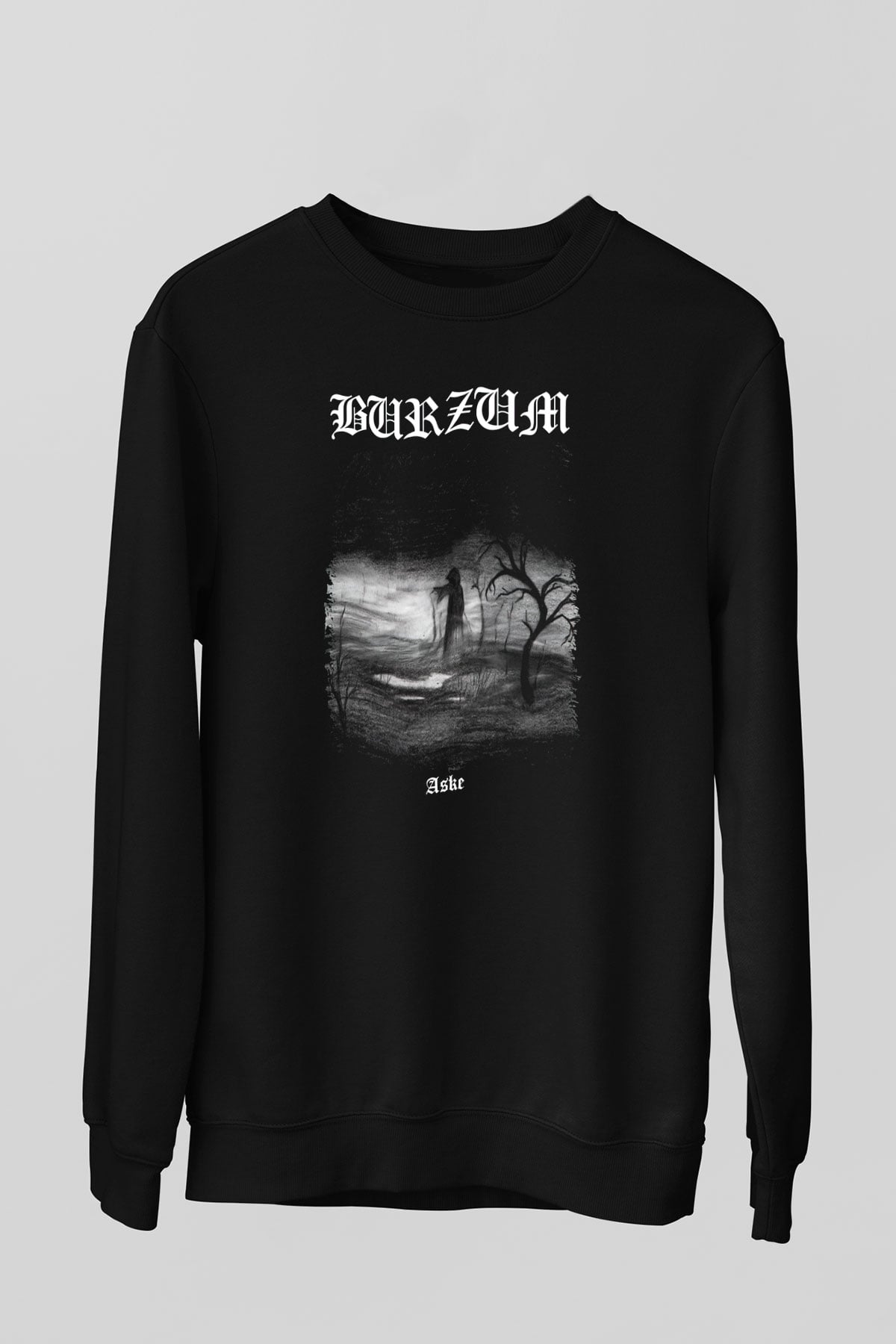 Burzum Siyah Unisex Sweatshirt