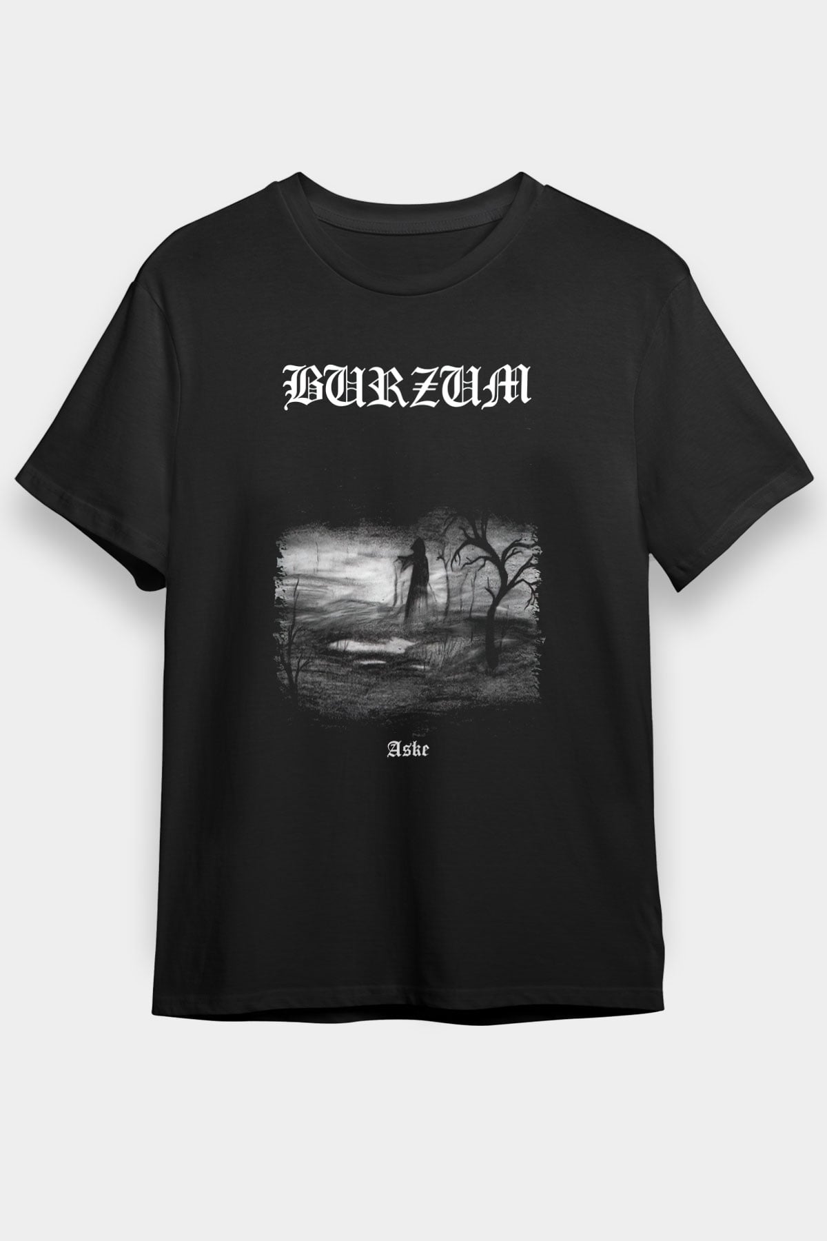 Burzum Siyah Unisex Tişört T-Shirt - TişörtFabrikası