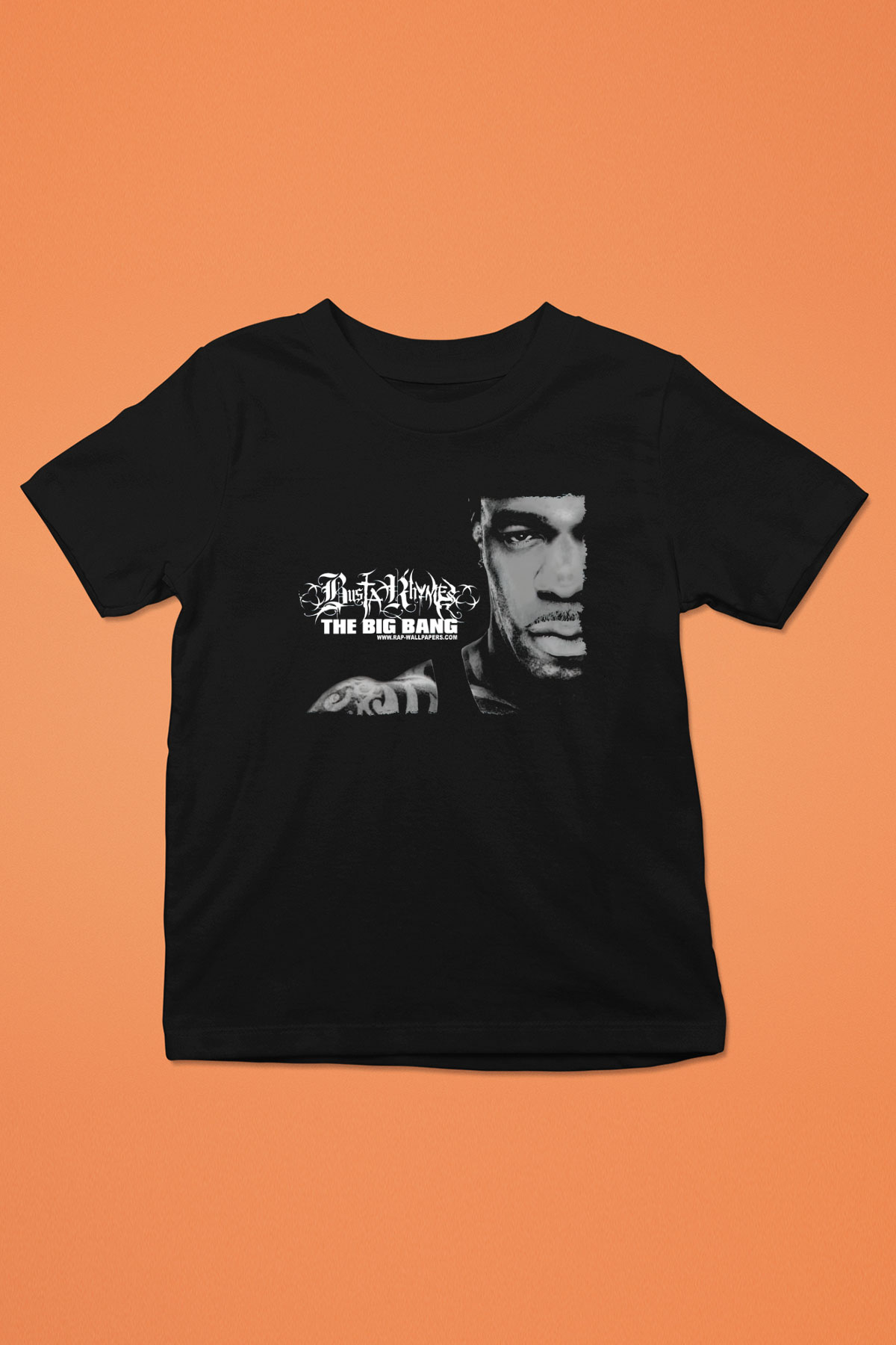 Busta Rhymes Siyah Unisex Çocuk Tişört