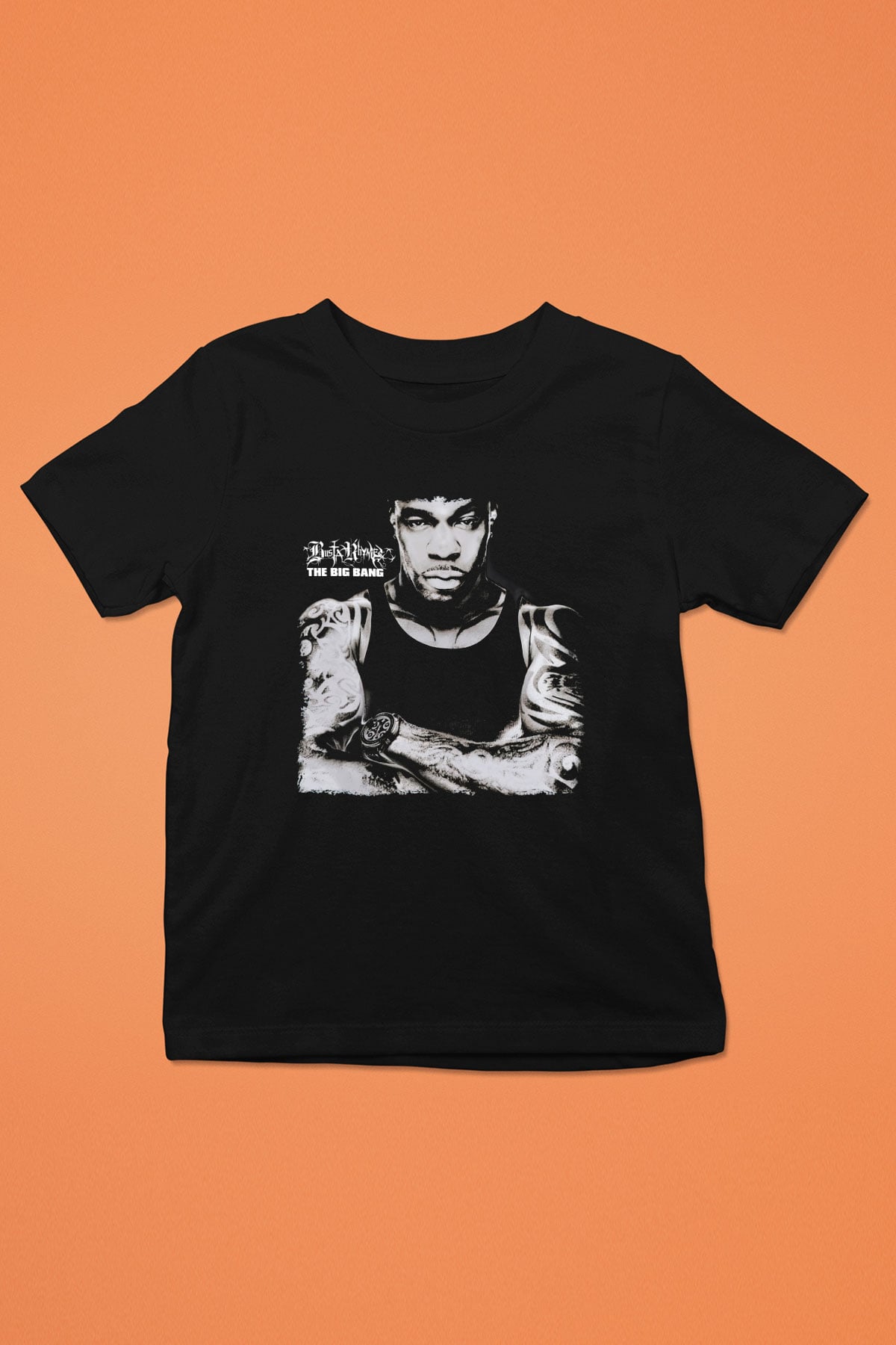 Busta Rhymes Siyah Unisex Çocuk Tişört