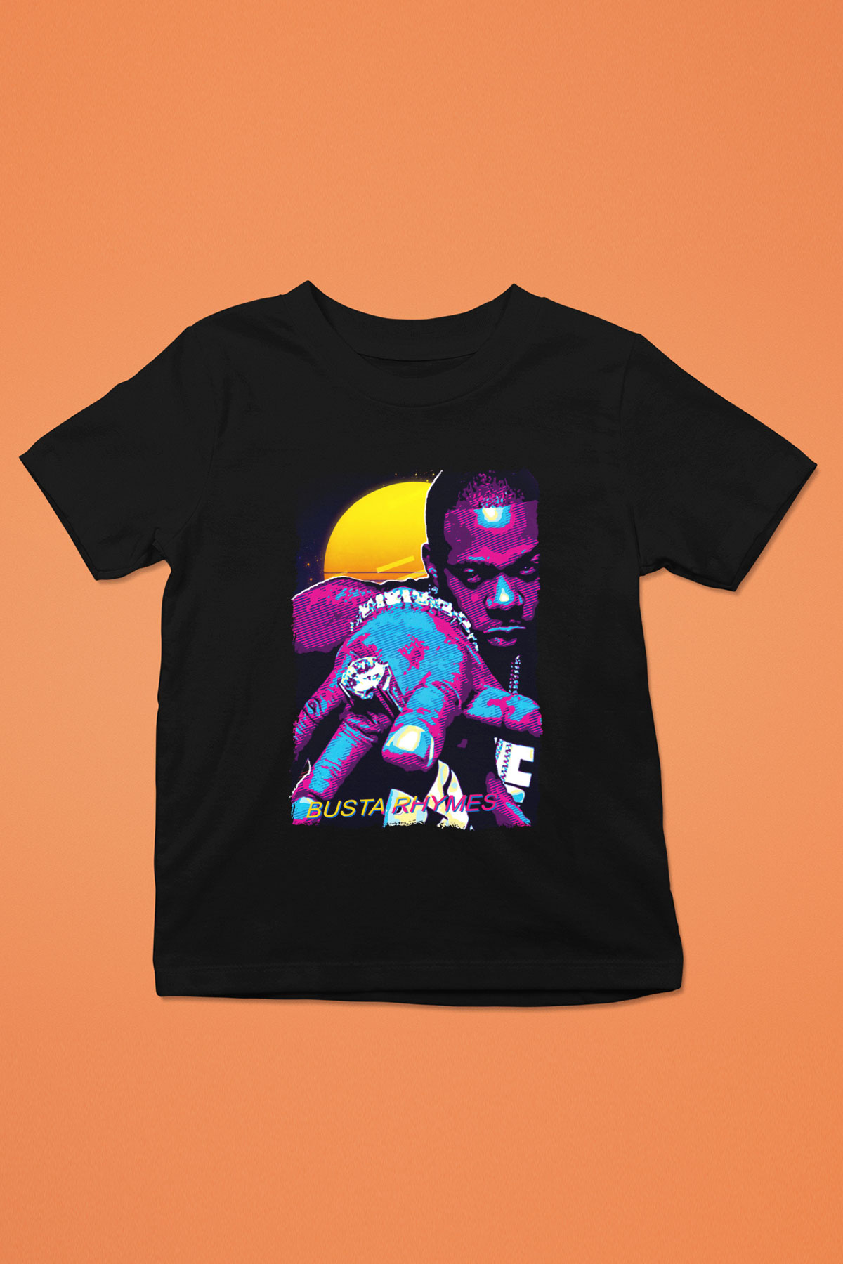 Busta Rhymes Siyah Unisex Çocuk Tişört