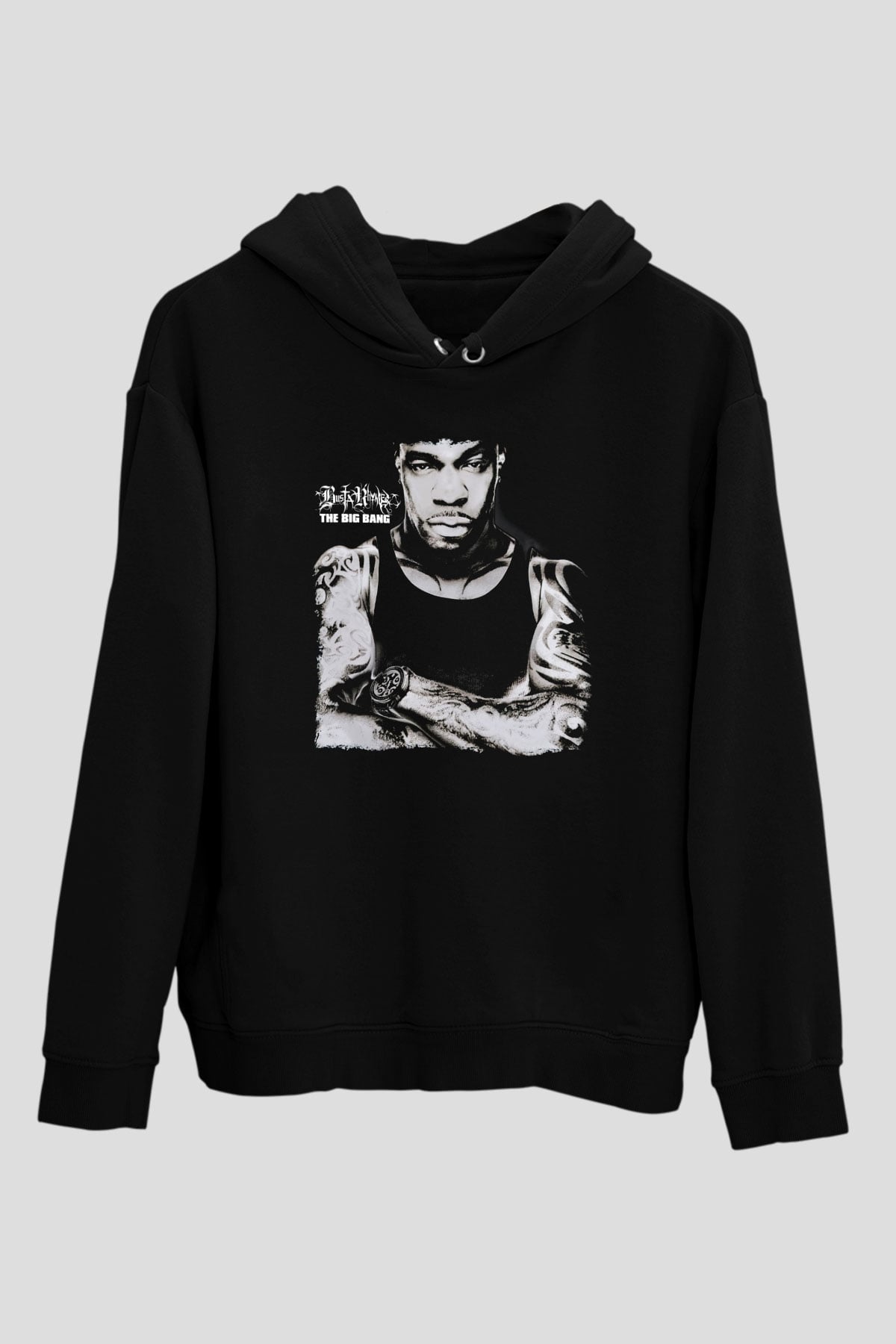 Busta Rhymes Siyah Unisex Kapüşonlu Sweatshirt