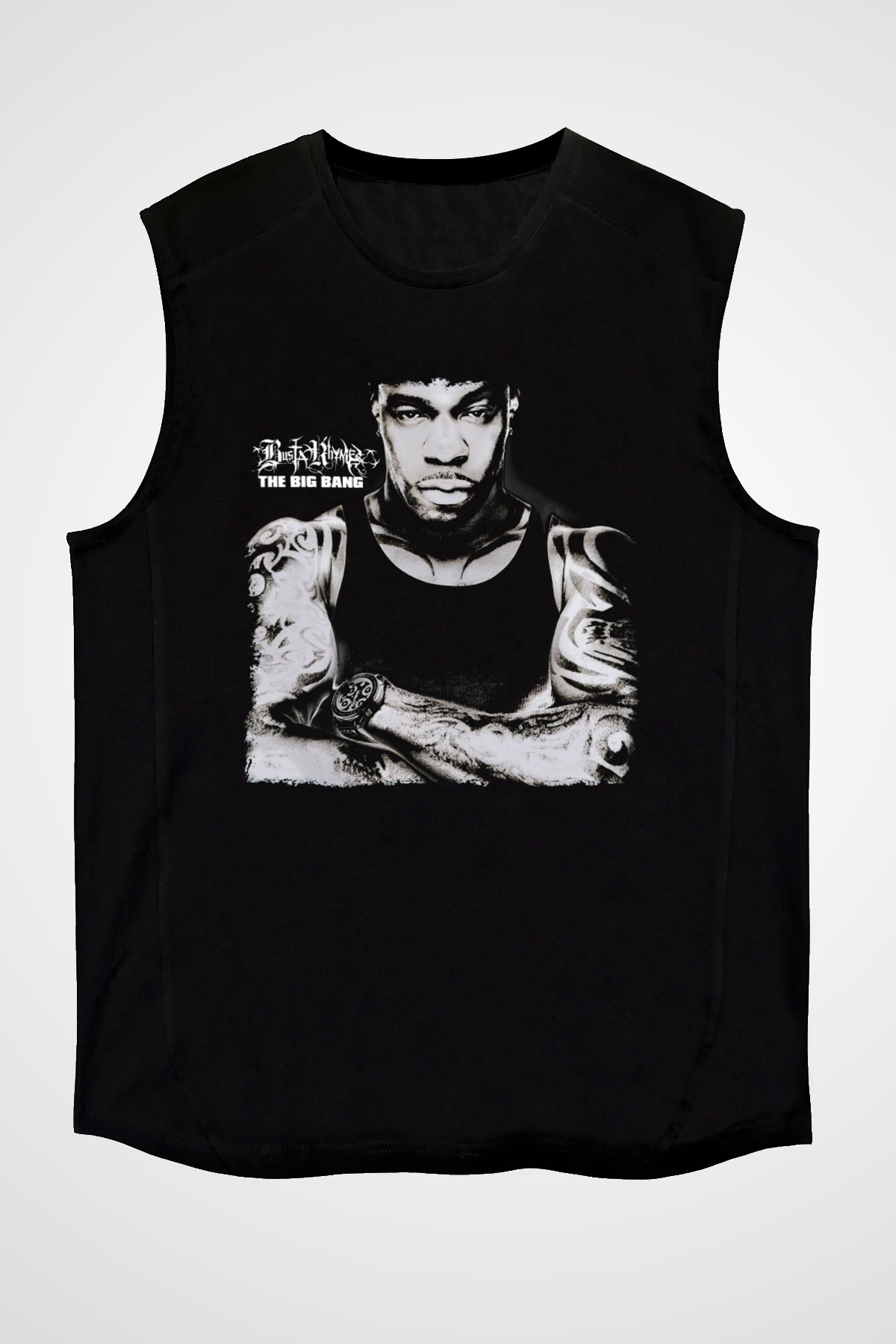 Busta Rhymes Siyah Unisex Kolsuz Tişört