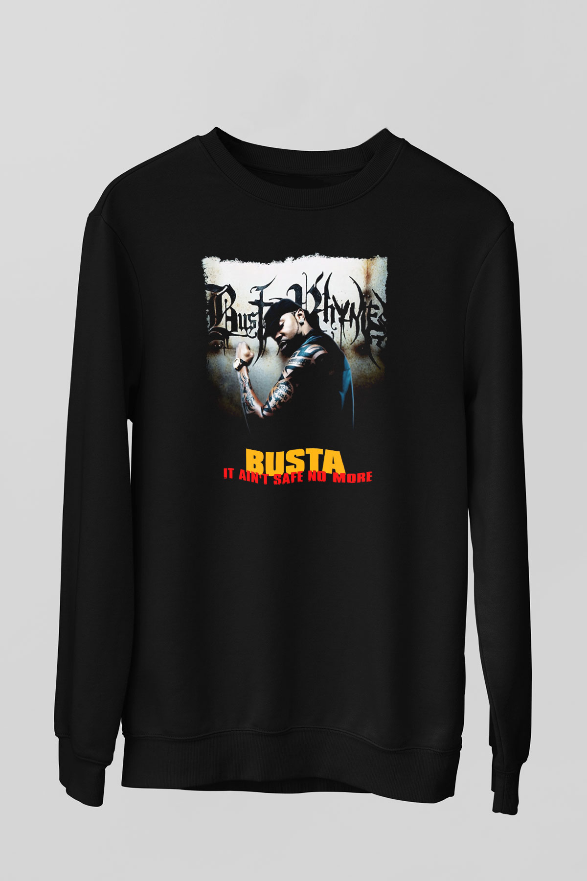 Busta Rhymes Siyah Unisex Sweatshirt