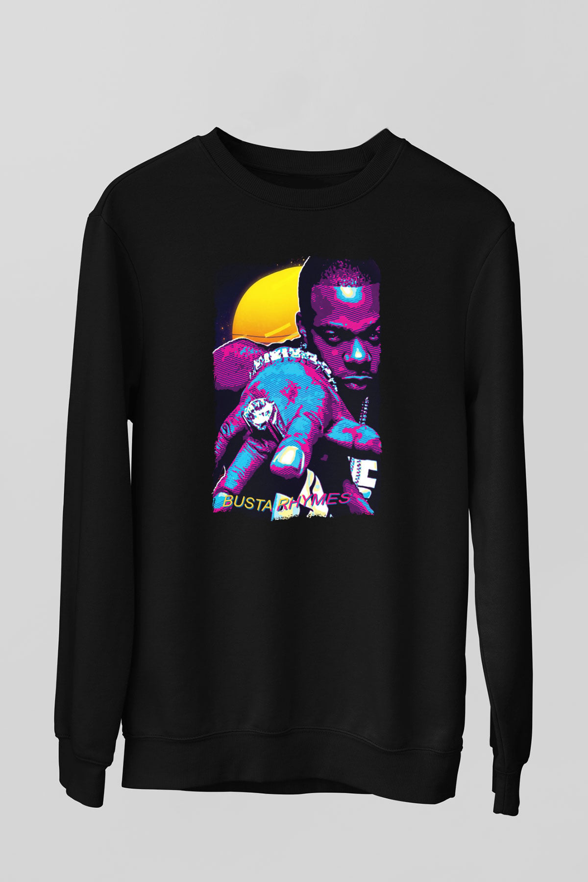 Busta Rhymes Siyah Unisex Sweatshirt