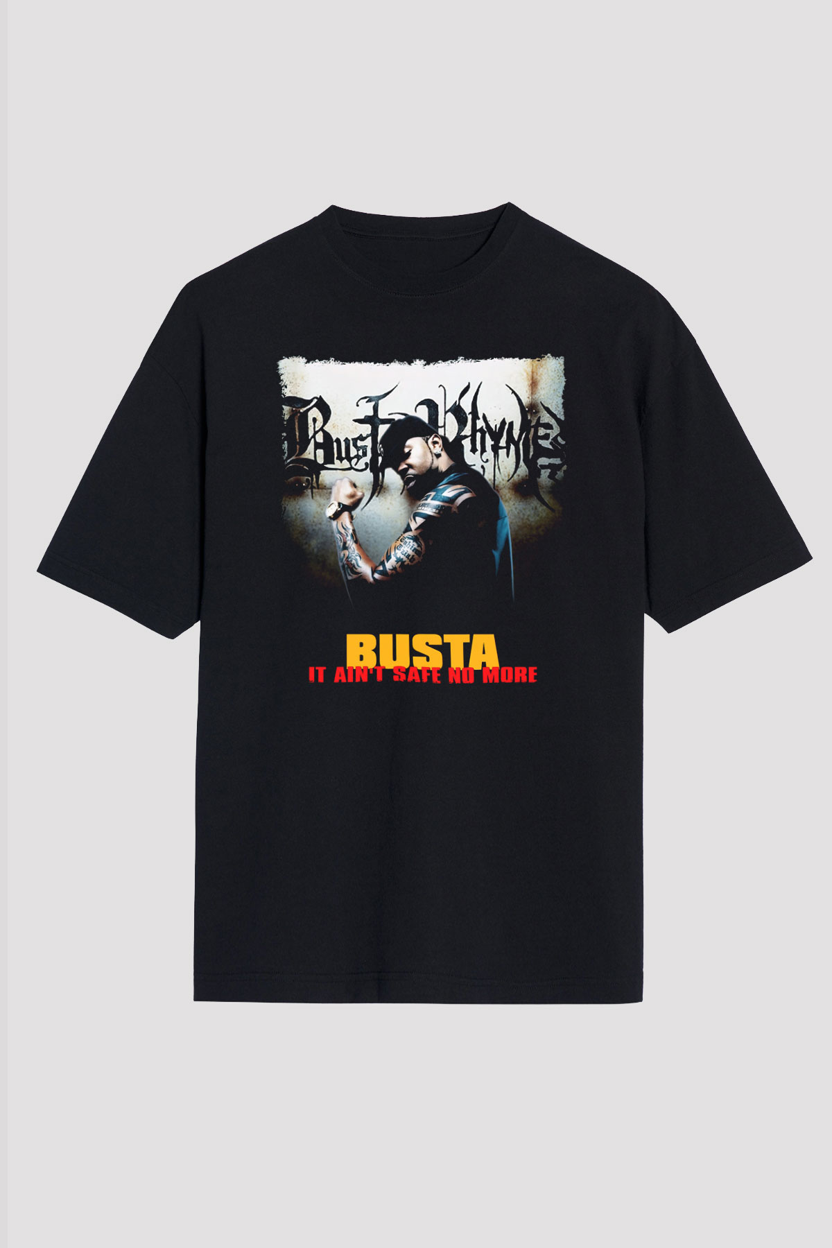 Busta Rhymes Siyah Unisex Tişört T-Shirt - TişörtFabrikası