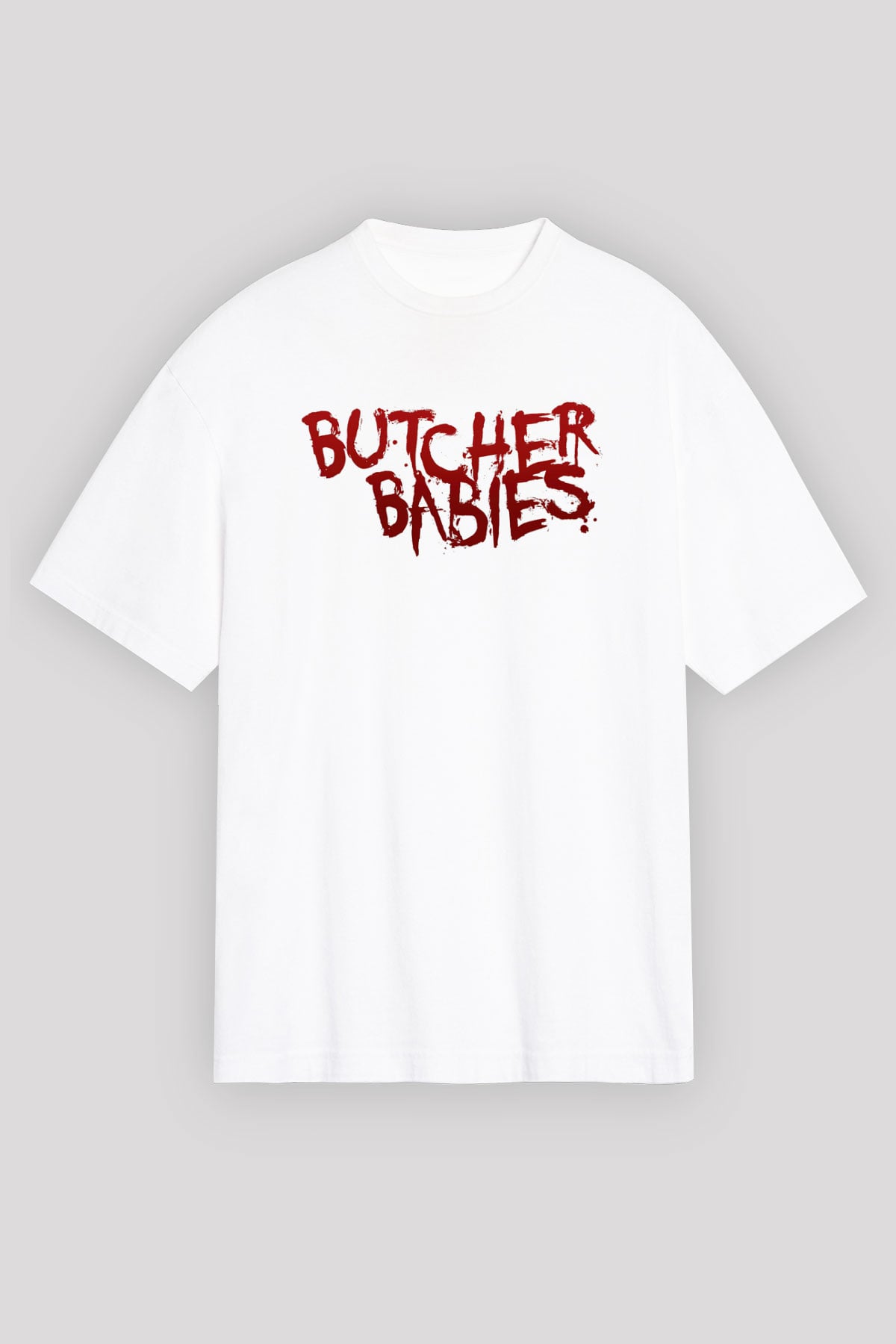 Butcher Babies Beyaz Unisex Tişört T-Shirt - TişörtFabrikası