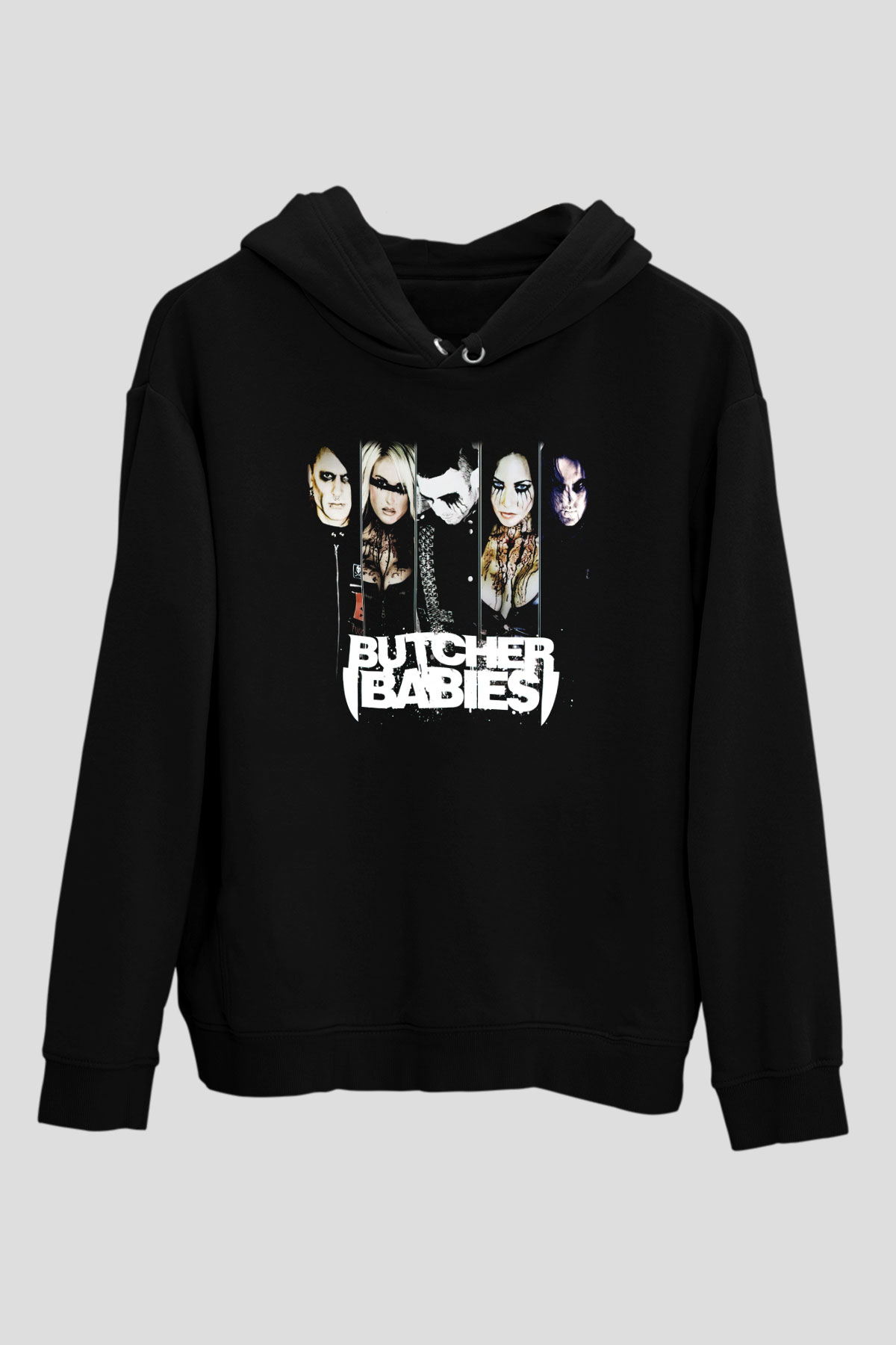 Butcher Babies Siyah Unisex Hoodie