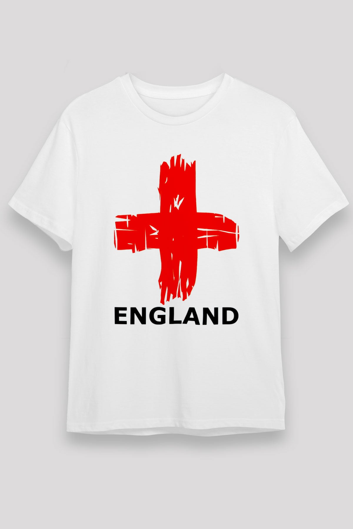 Büyük Britanya Beyaz Unisex Tişört T-Shirt - TişörtFabrikası