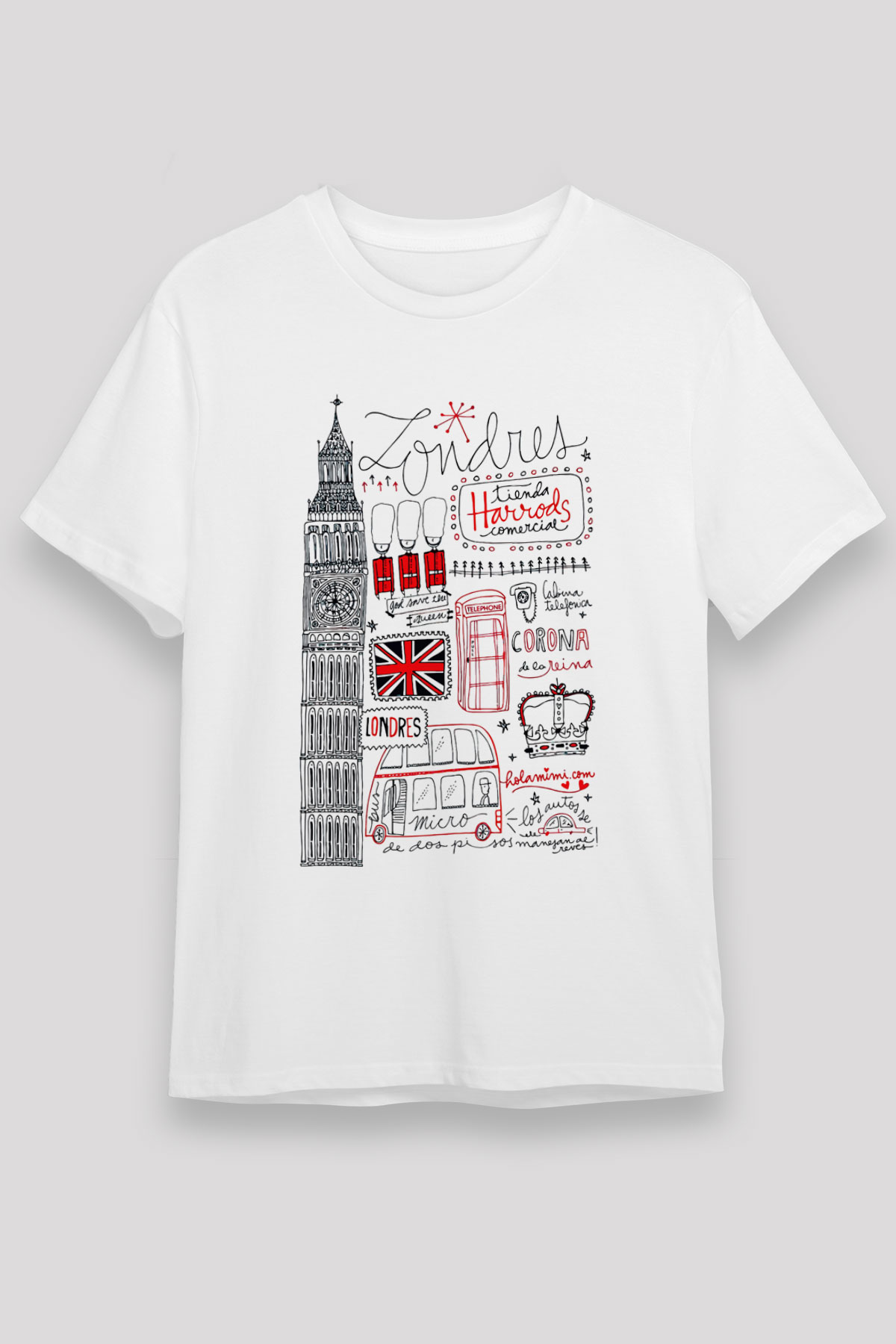 Büyük Britanya Beyaz Unisex Tişört T-Shirt - TişörtFabrikası