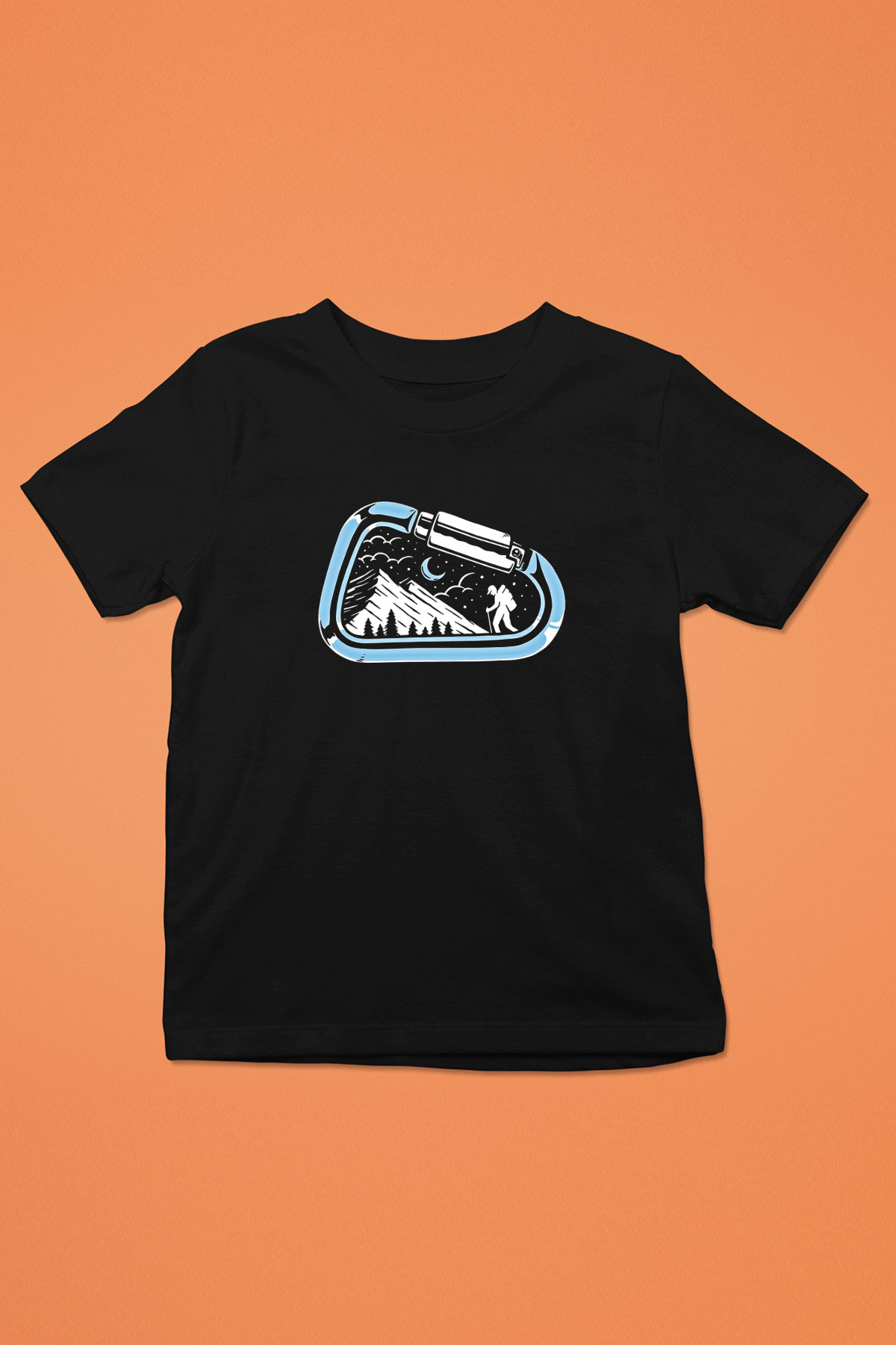Buz Hokeyi - Ice Hockey Baskılı Unisex Siyah Çocuk Tİşörtü - Tshirt