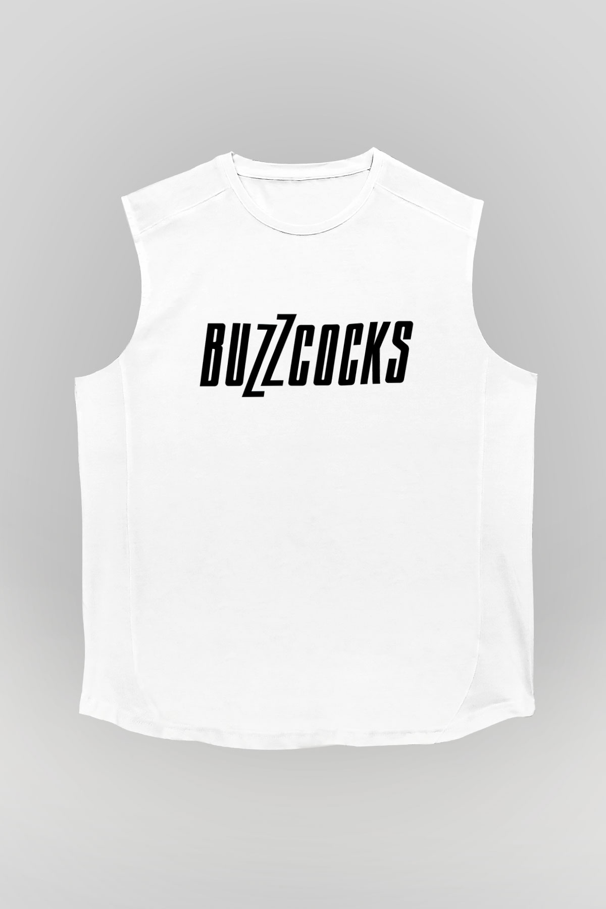 Buzzcocks Beyaz Unisex Kolsuz Tişört