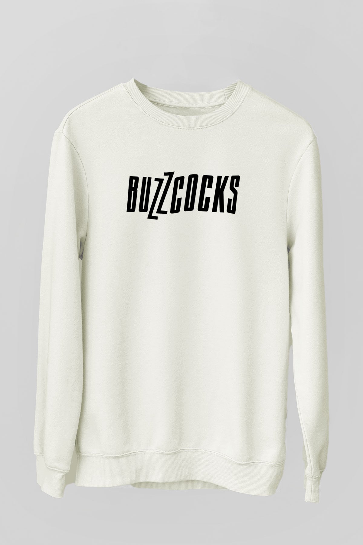 Buzzcocks Beyaz Unisex Sweatshirt