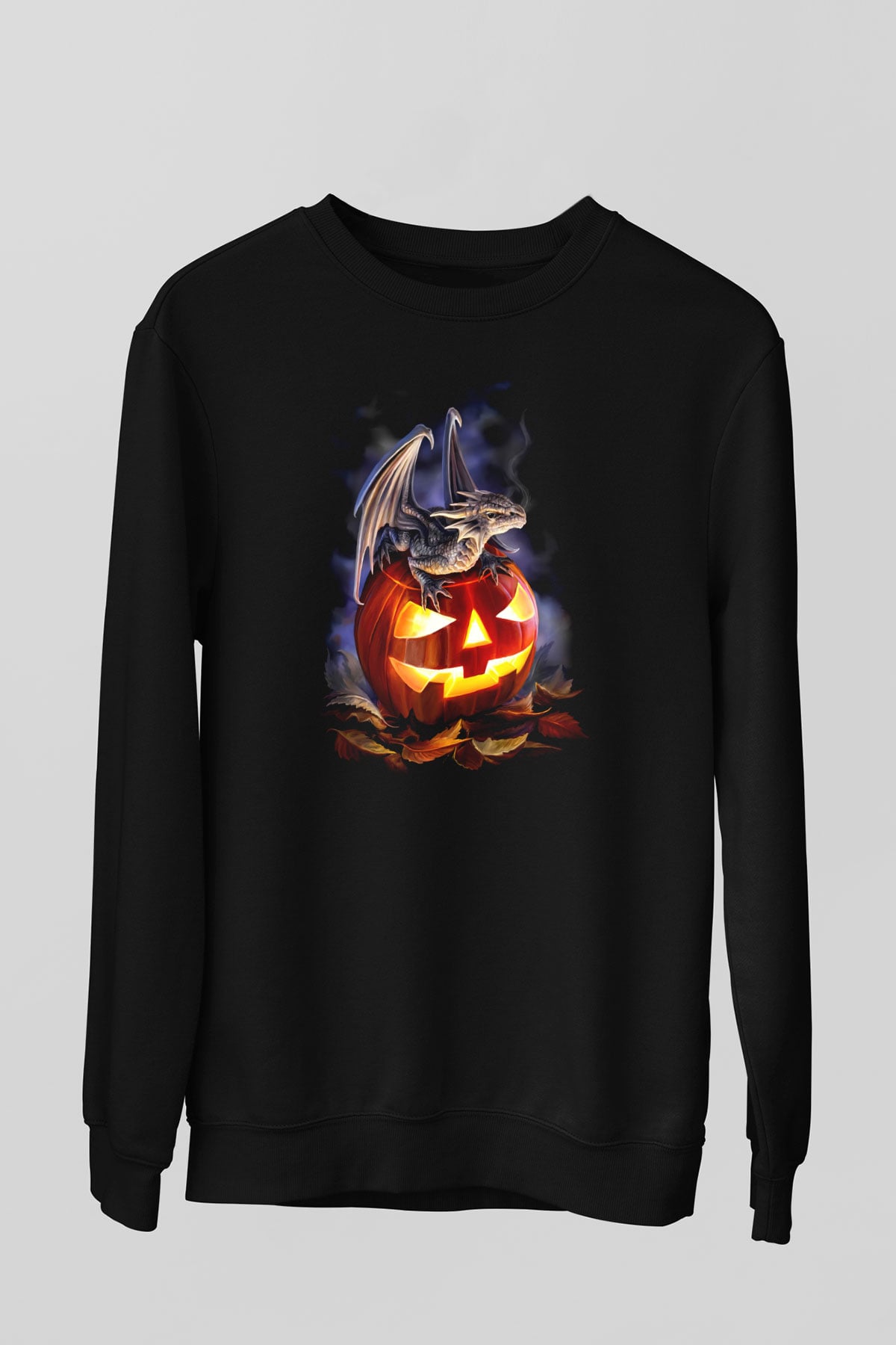 Cadılar Bayramı-Halloween Siyah Unisex Sweatshirt