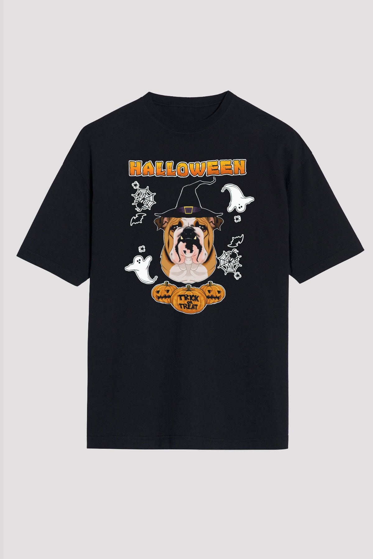 Cadılar Bayramı-Halloween Siyah Unisex Tişört T-Shirt - TişörtFabrikası