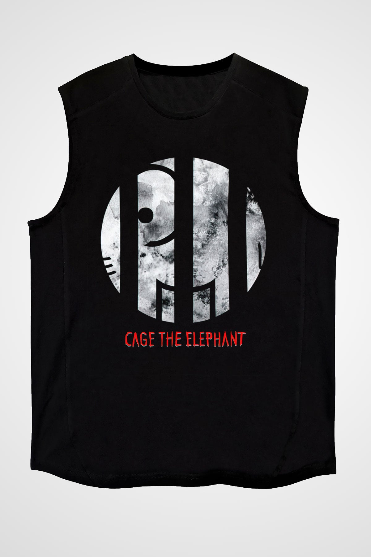 Cage the Elephant Siyah Unisex Kolsuz Tişört