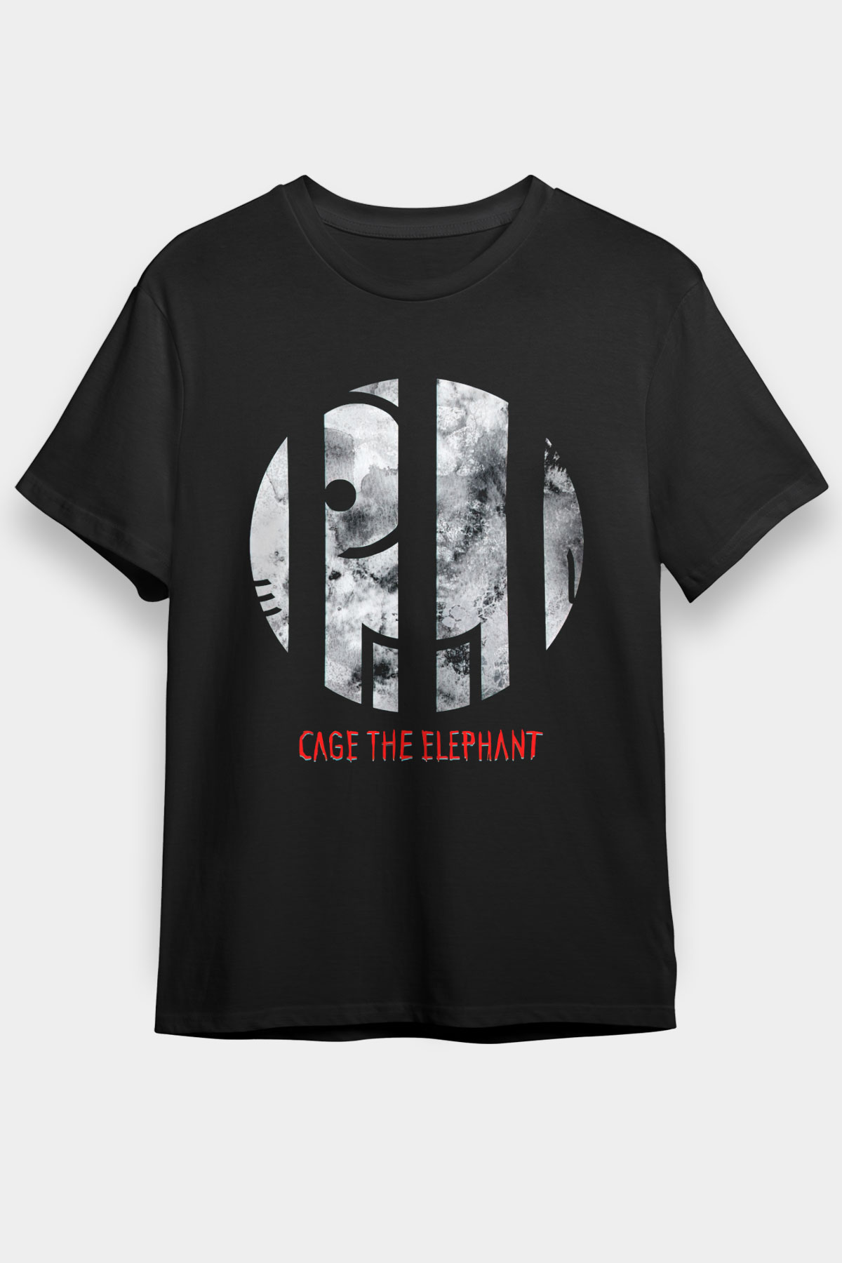 Cage the Elephant Siyah Unisex Tişört T-Shirt - TişörtFabrikası