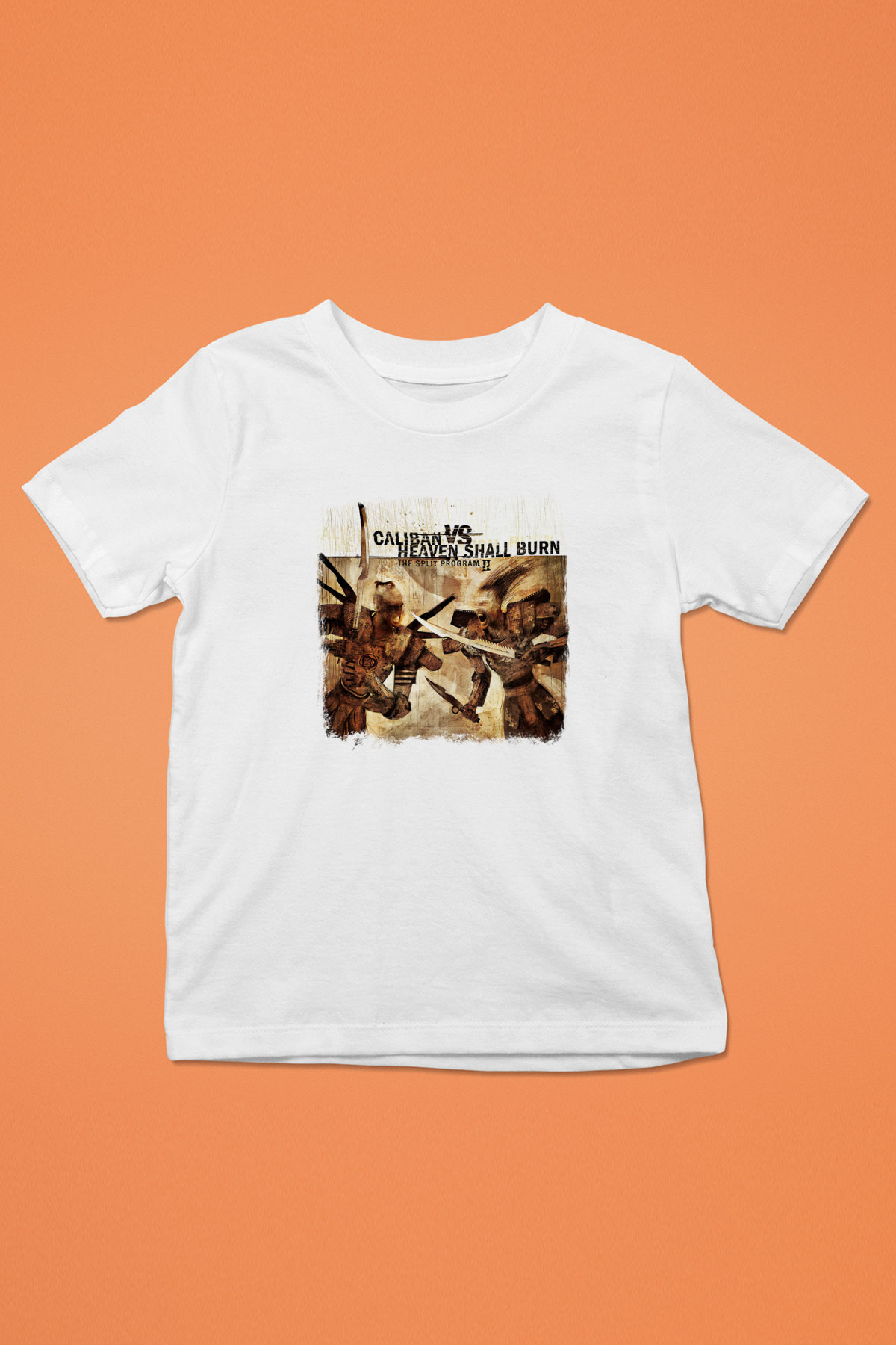 Caliban Baskılı Unisex Beyaz Çocuk Tişört