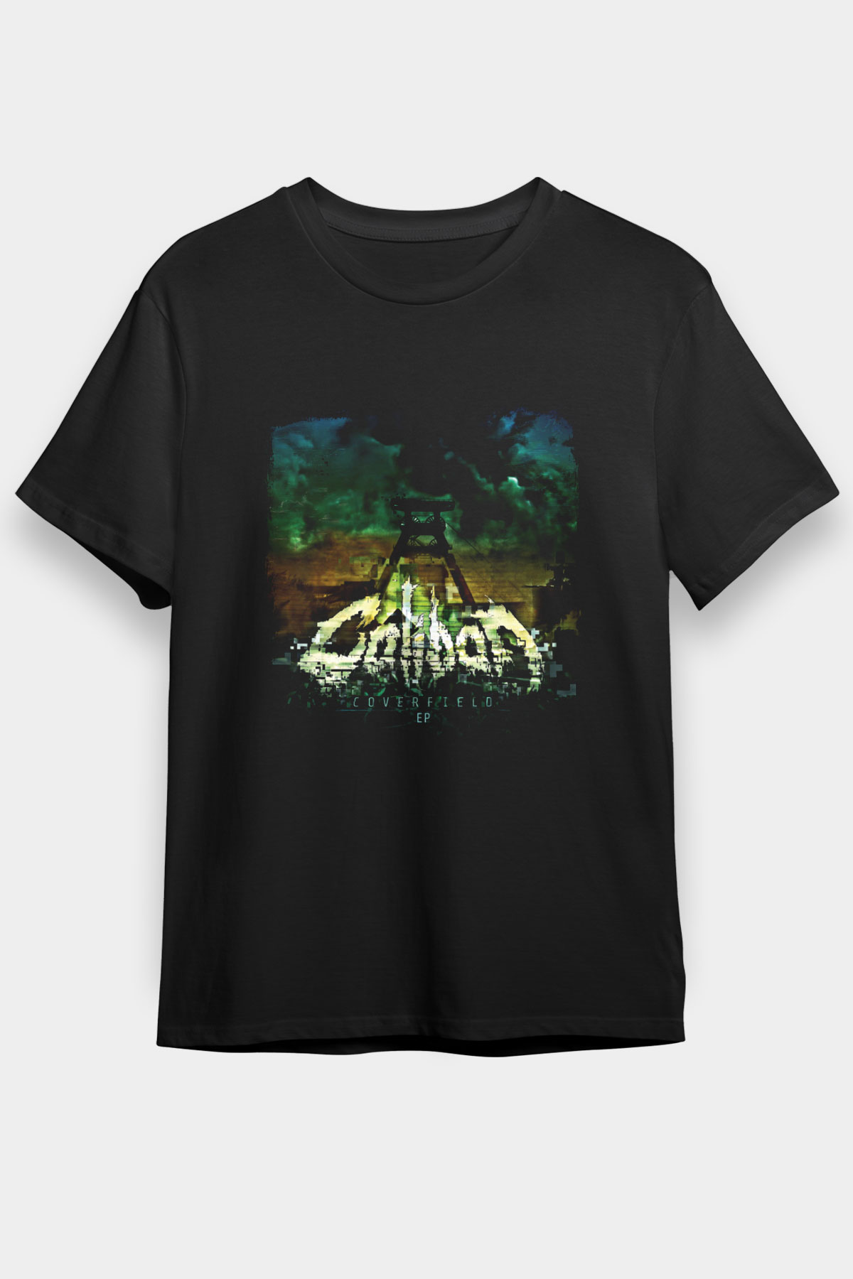 Caliban Baskılı Unisex Siyah Tişört