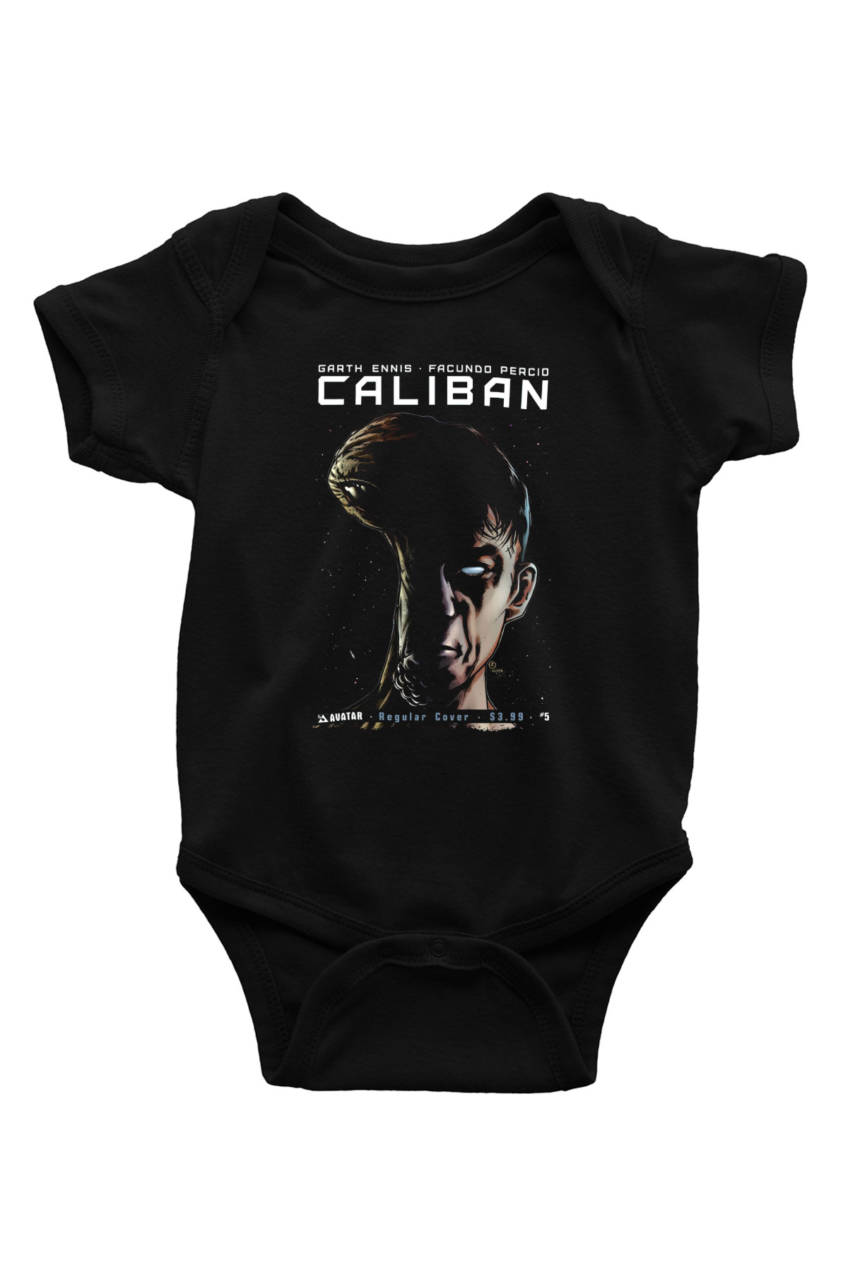 Caliban Siyah Bebek Body - Zıbın