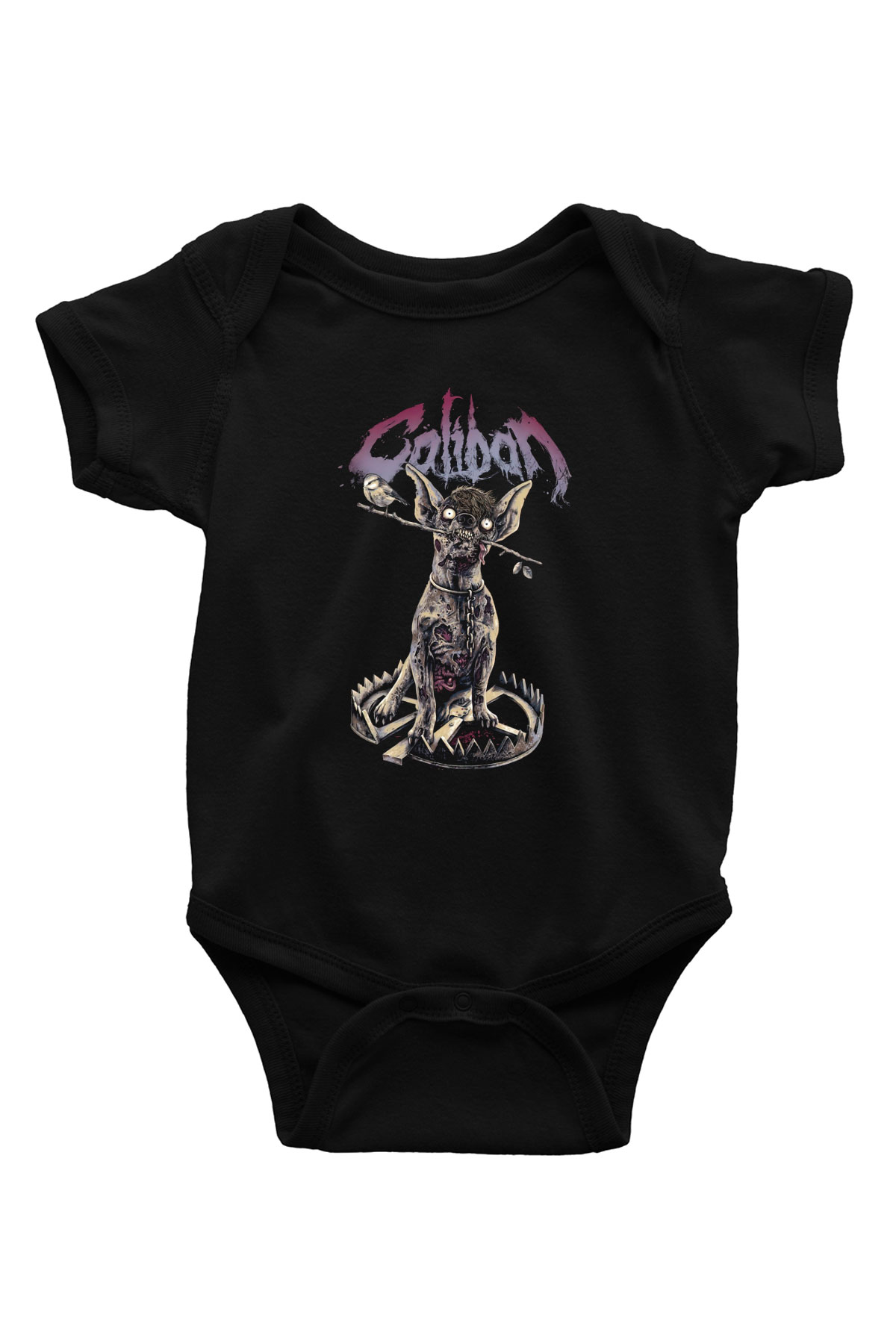 Caliban Siyah Bebek Body - Zıbın
