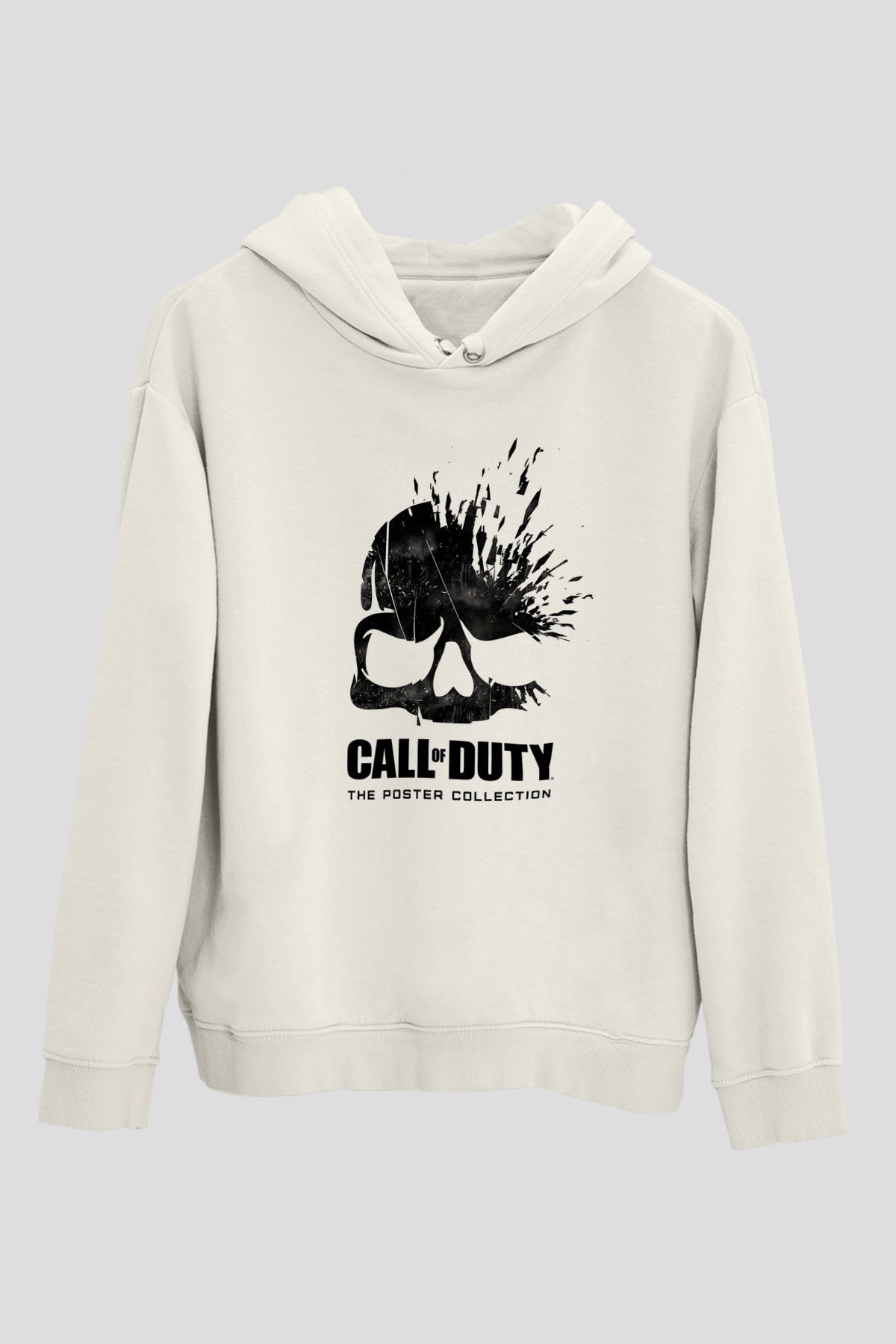 Call of Duty Beyaz Unisex Hoodie
