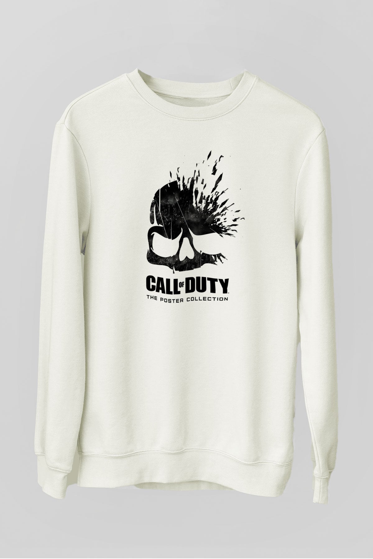 Call of Duty Beyaz Unisex Sweatshirt