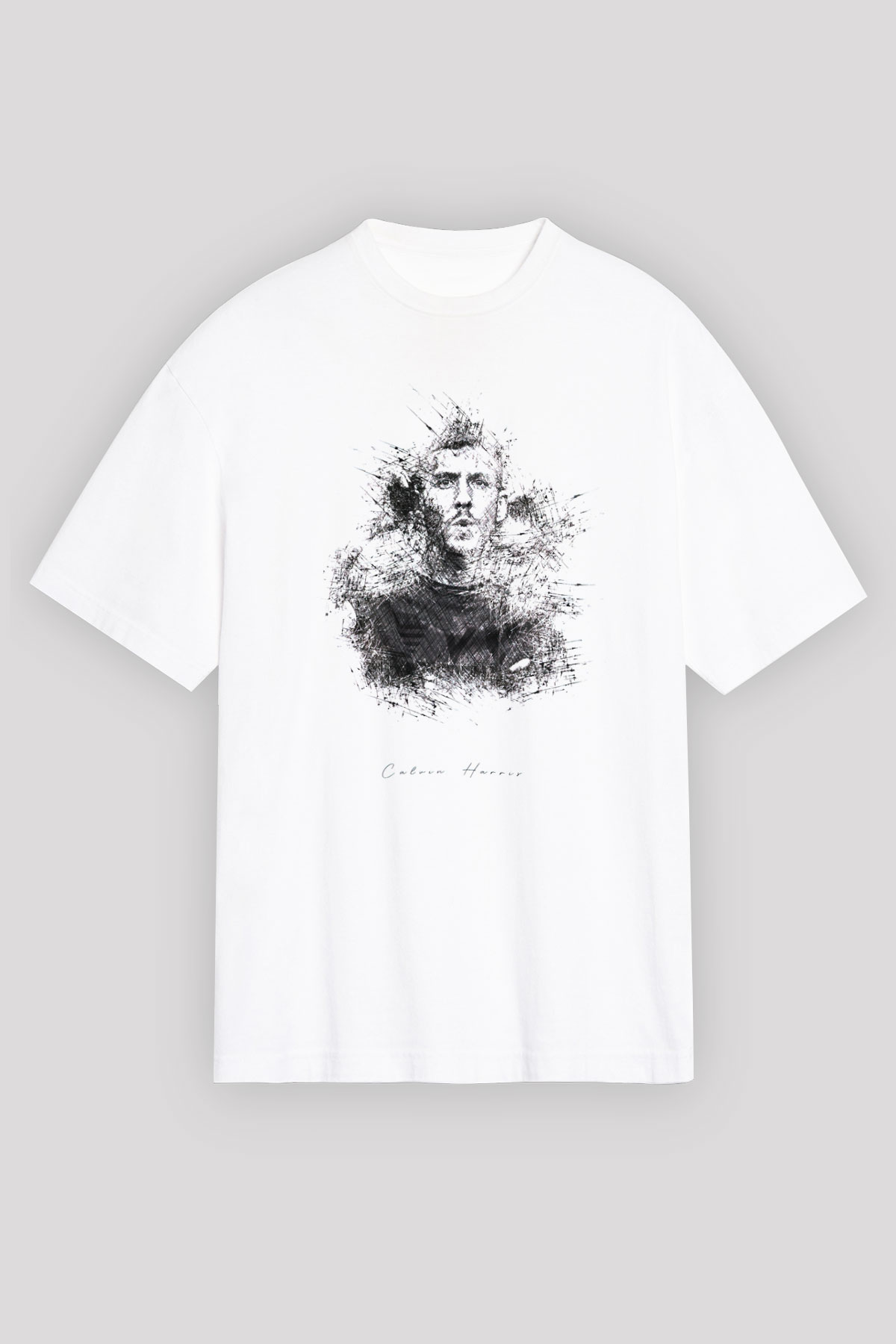 Calvin Harris Beyaz Unisex Tişört T-Shirt - TişörtFabrikası