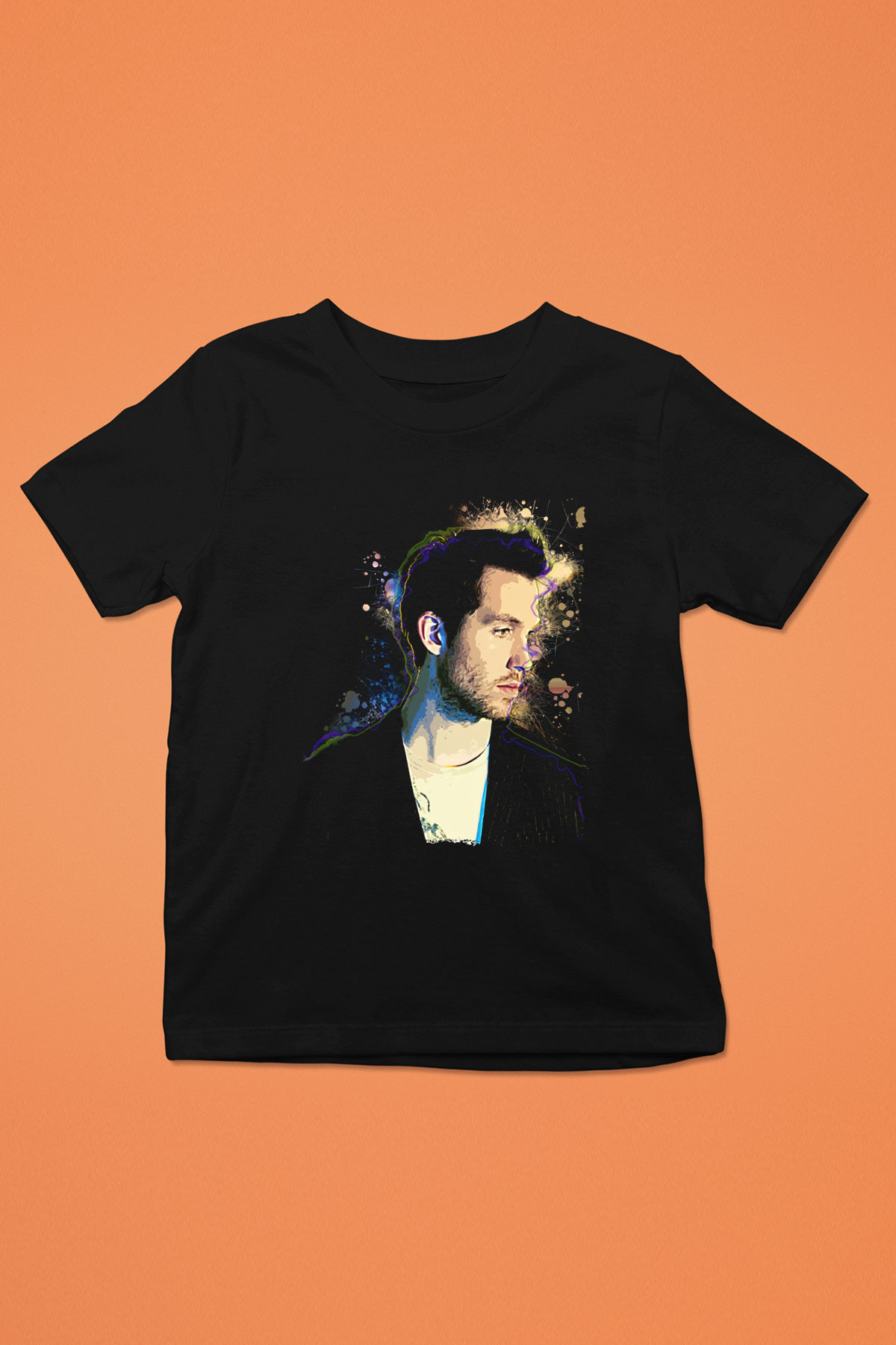 Calvin Harris Siyah Unisex Çocuk Tişört