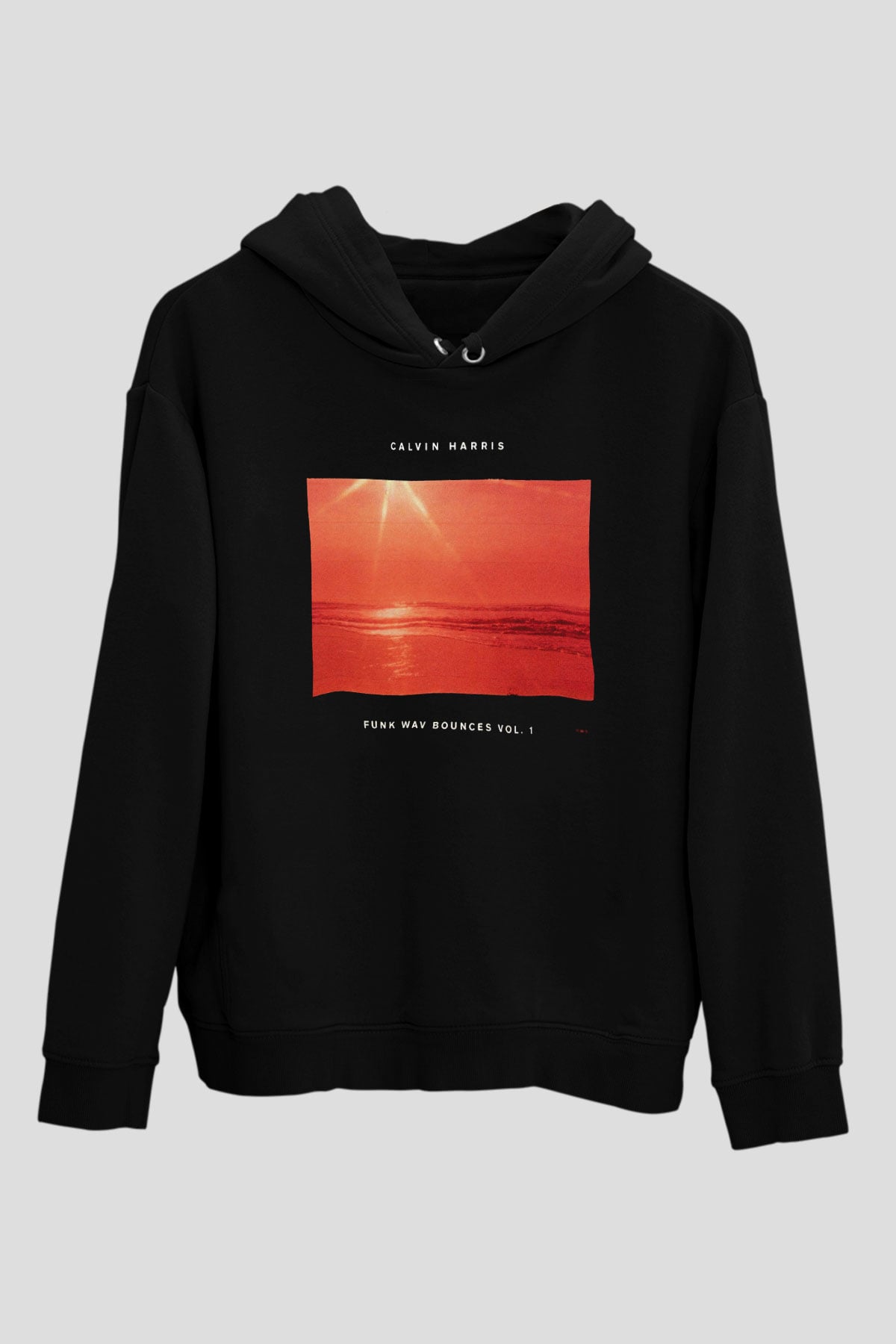 Calvin Harris Siyah Unisex Hoodie
