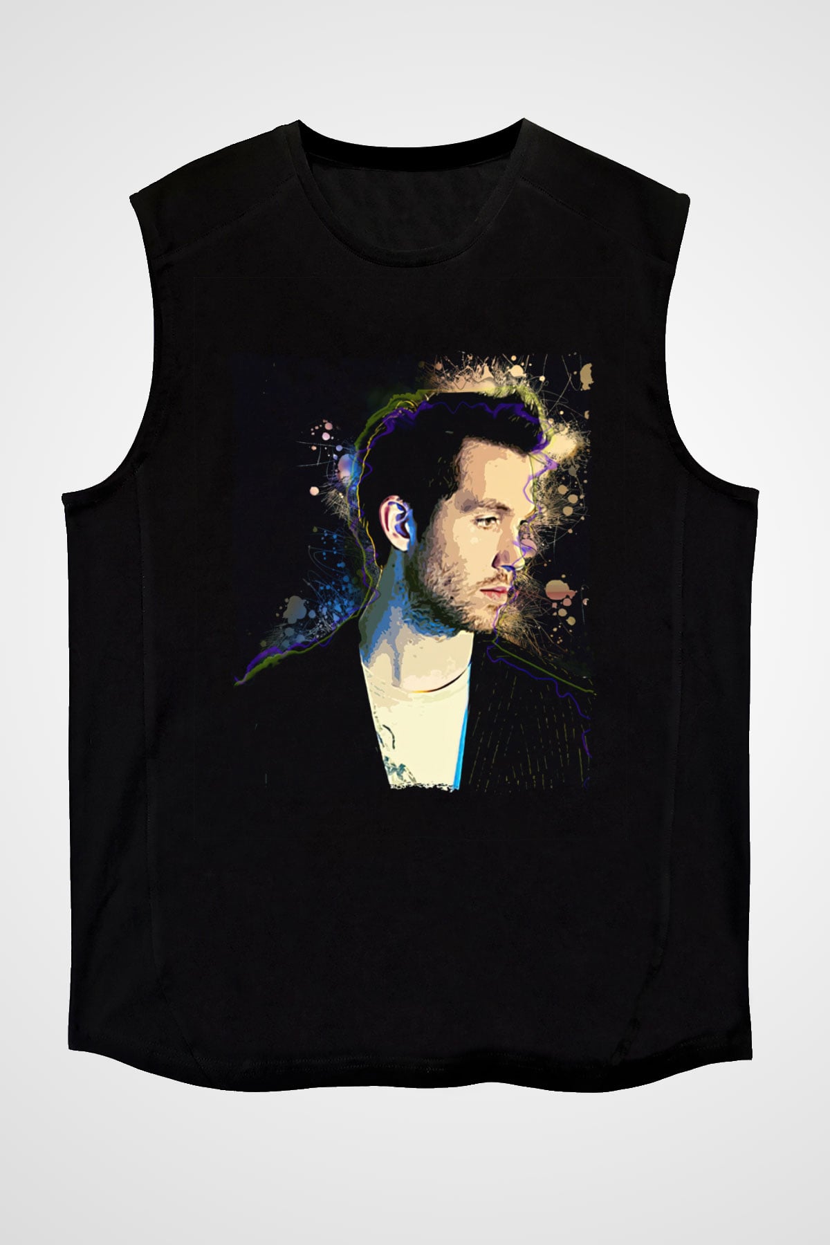 Calvin Harris Siyah Unisex Kolsuz Tişört