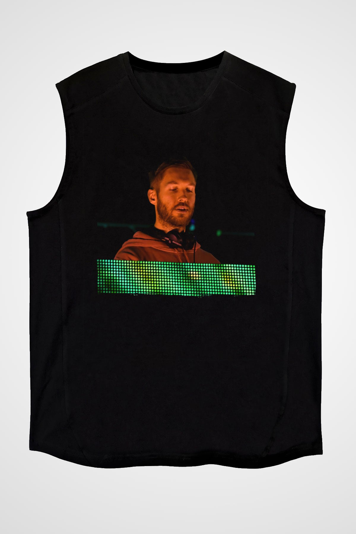 Calvin Harris Siyah Unisex Kolsuz Tişört