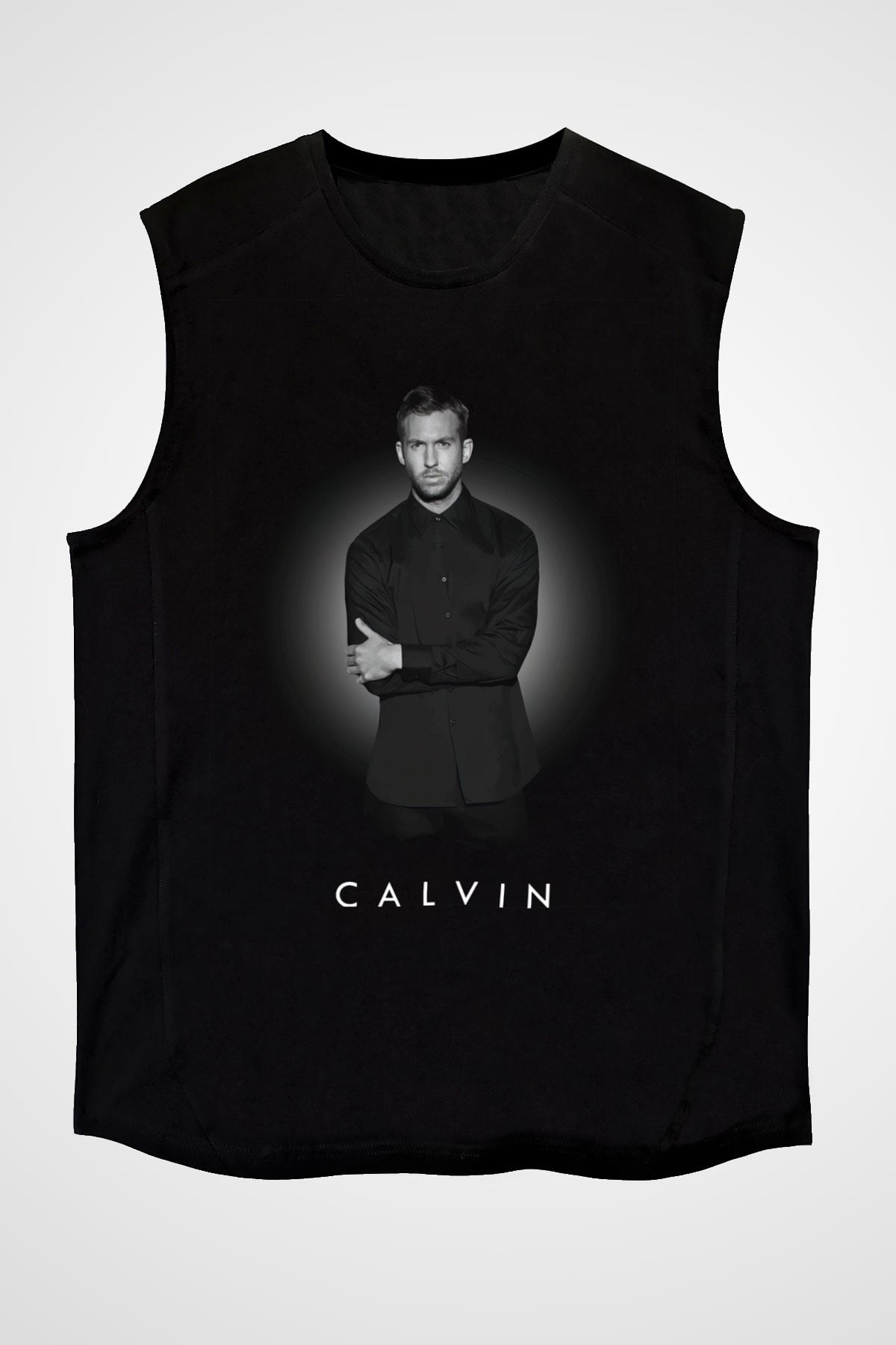 Calvin Harris Siyah Unisex Kolsuz Tişört