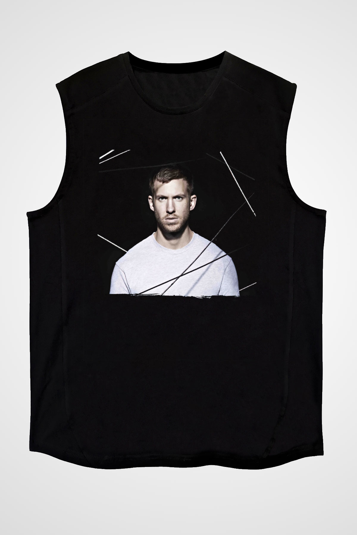 Calvin Harris Siyah Unisex Kolsuz Tişört