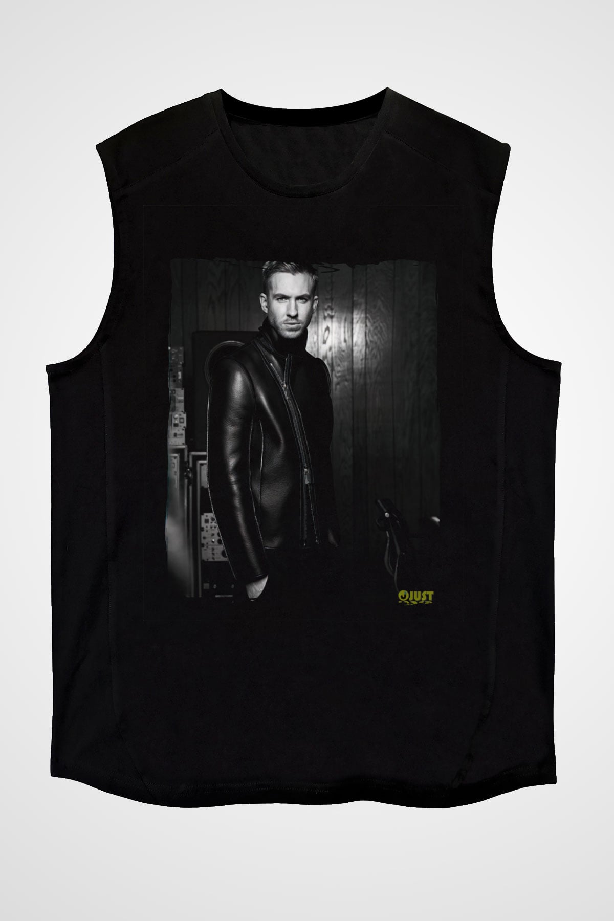 Calvin Harris Siyah Unisex Kolsuz Tişört