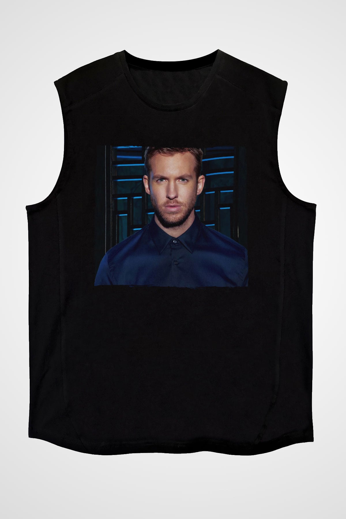 Calvin Harris Siyah Unisex Kolsuz Tişört