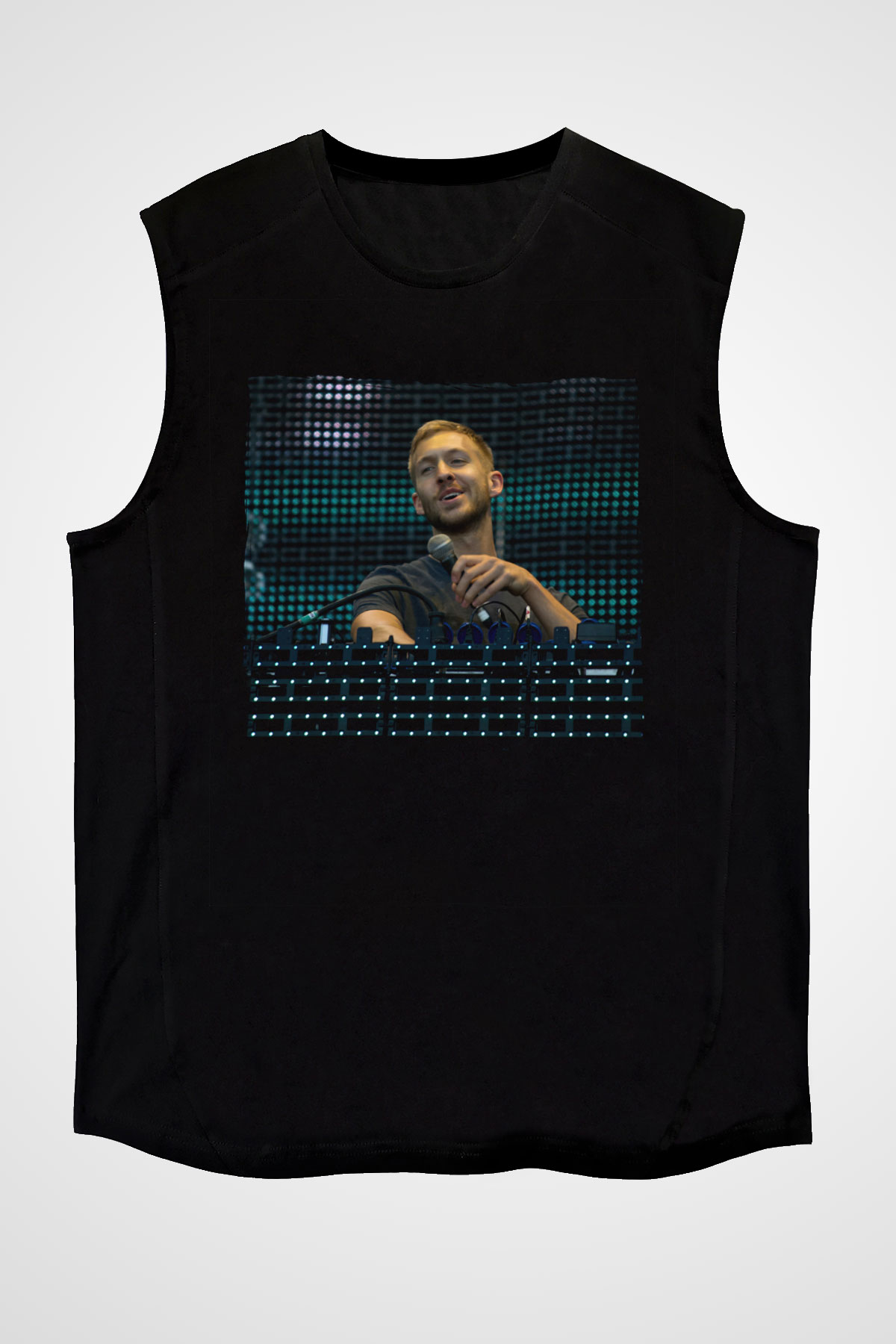 Calvin Harris Siyah Unisex Kolsuz Tişört
