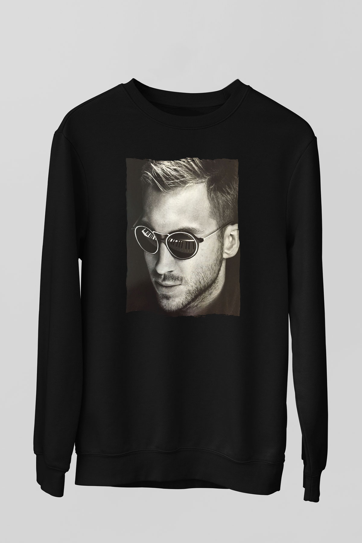 Calvin Harris Siyah Unisex Sweatshirt