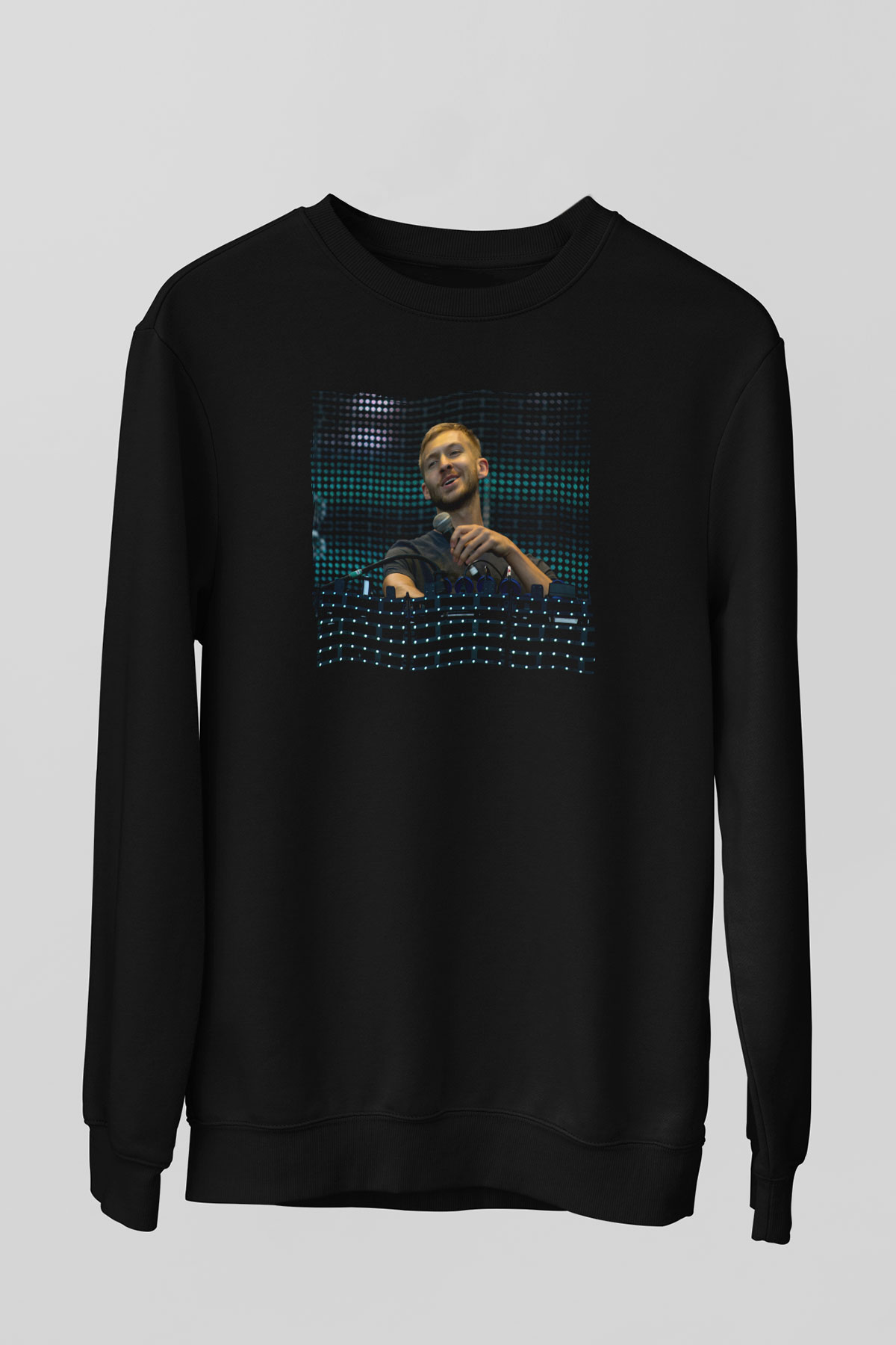 Calvin Harris Siyah Unisex Sweatshirt