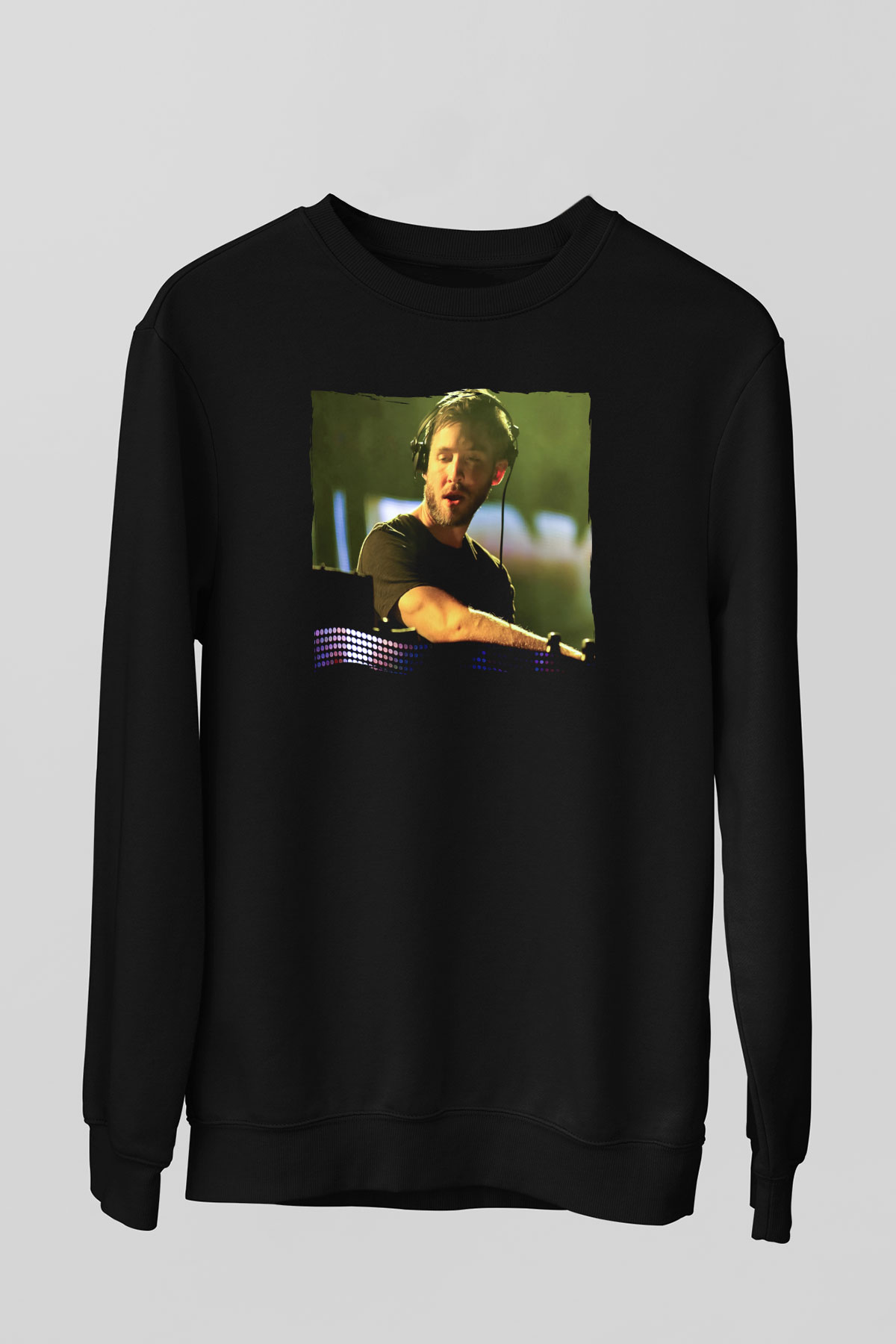 Calvin Harris Siyah Unisex Sweatshirt