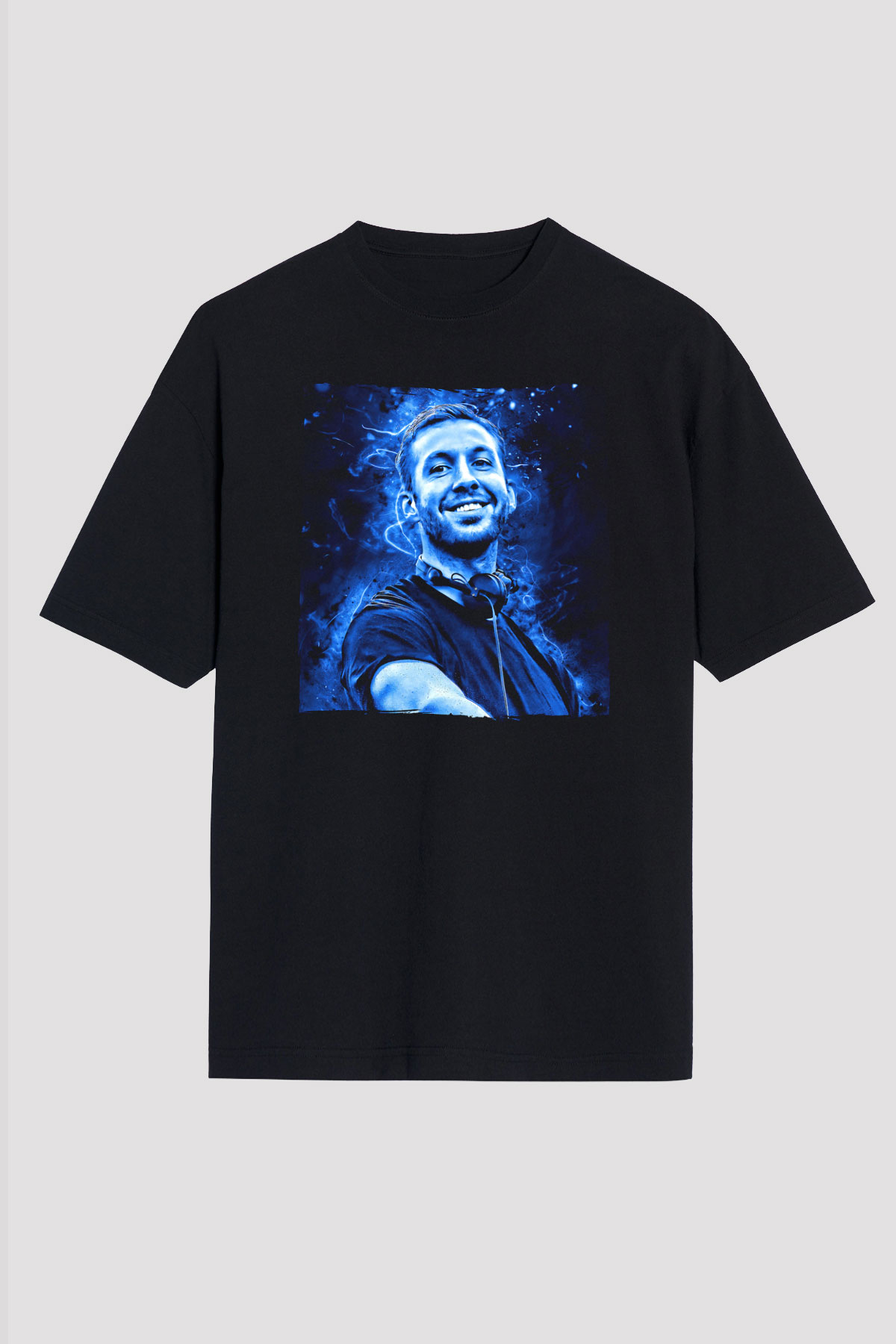 Calvin Harris Siyah Unisex Tişört T-Shirt - TişörtFabrikası