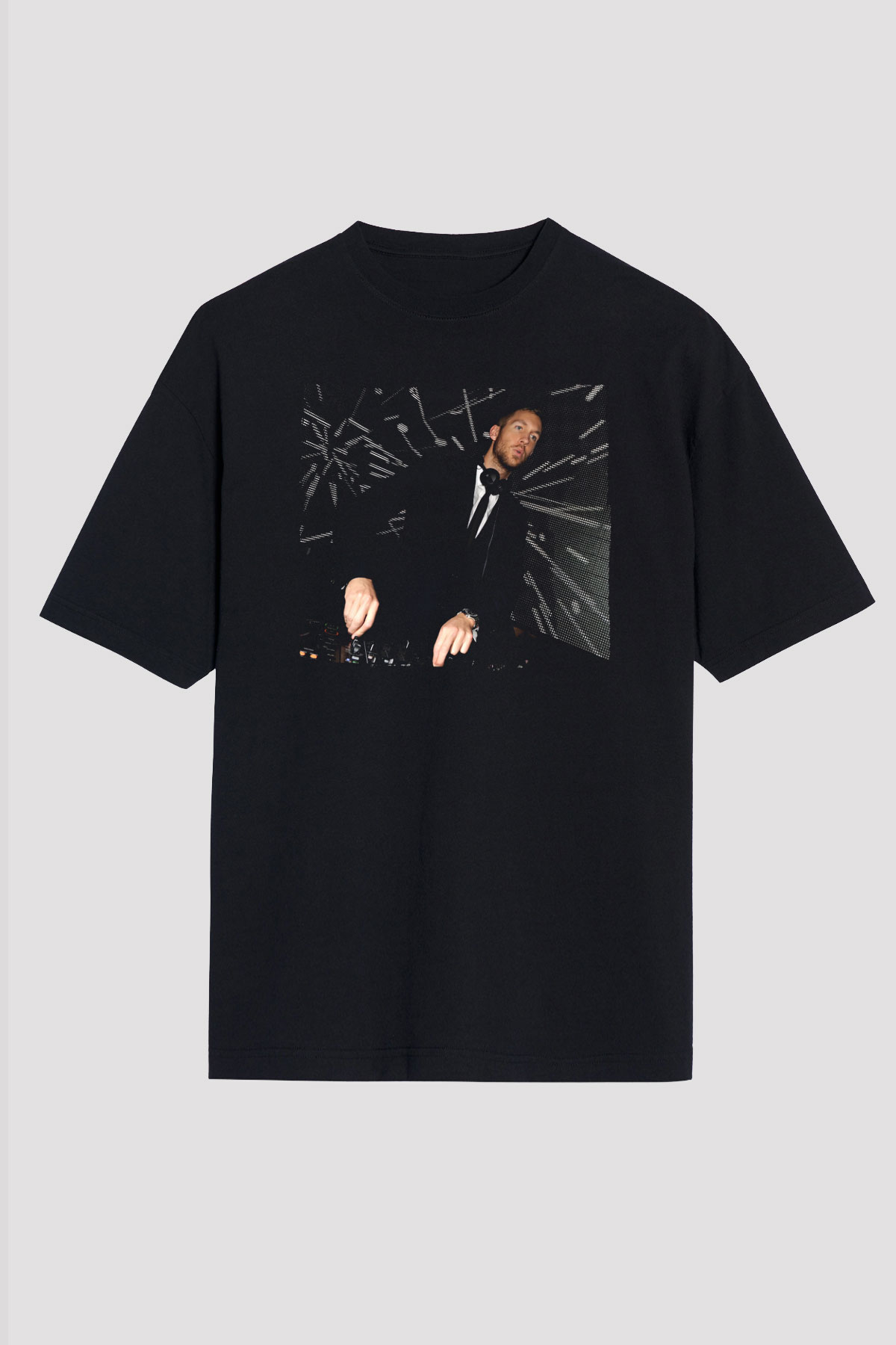 Calvin Harris Siyah Unisex Tişört T-Shirt - TişörtFabrikası