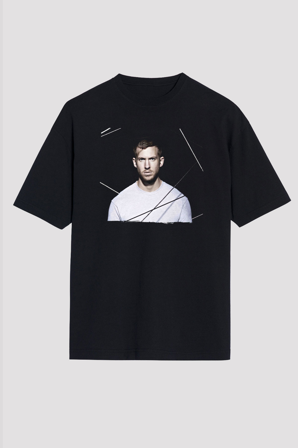 Calvin Harris Siyah Unisex Tişört T-Shirt - TişörtFabrikası