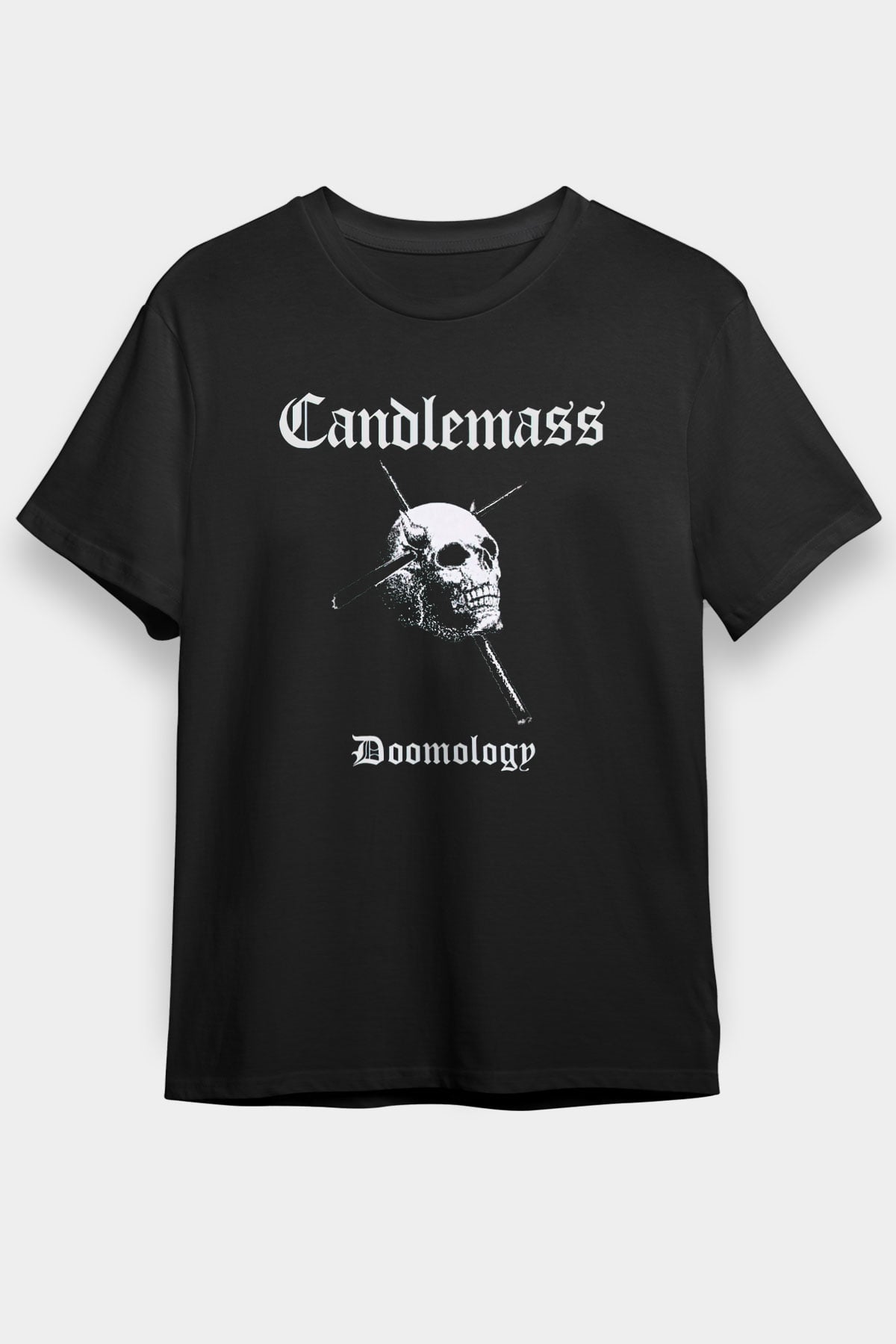 Candlemass Siyah Unisex Tişört T-Shirt - TişörtFabrikası