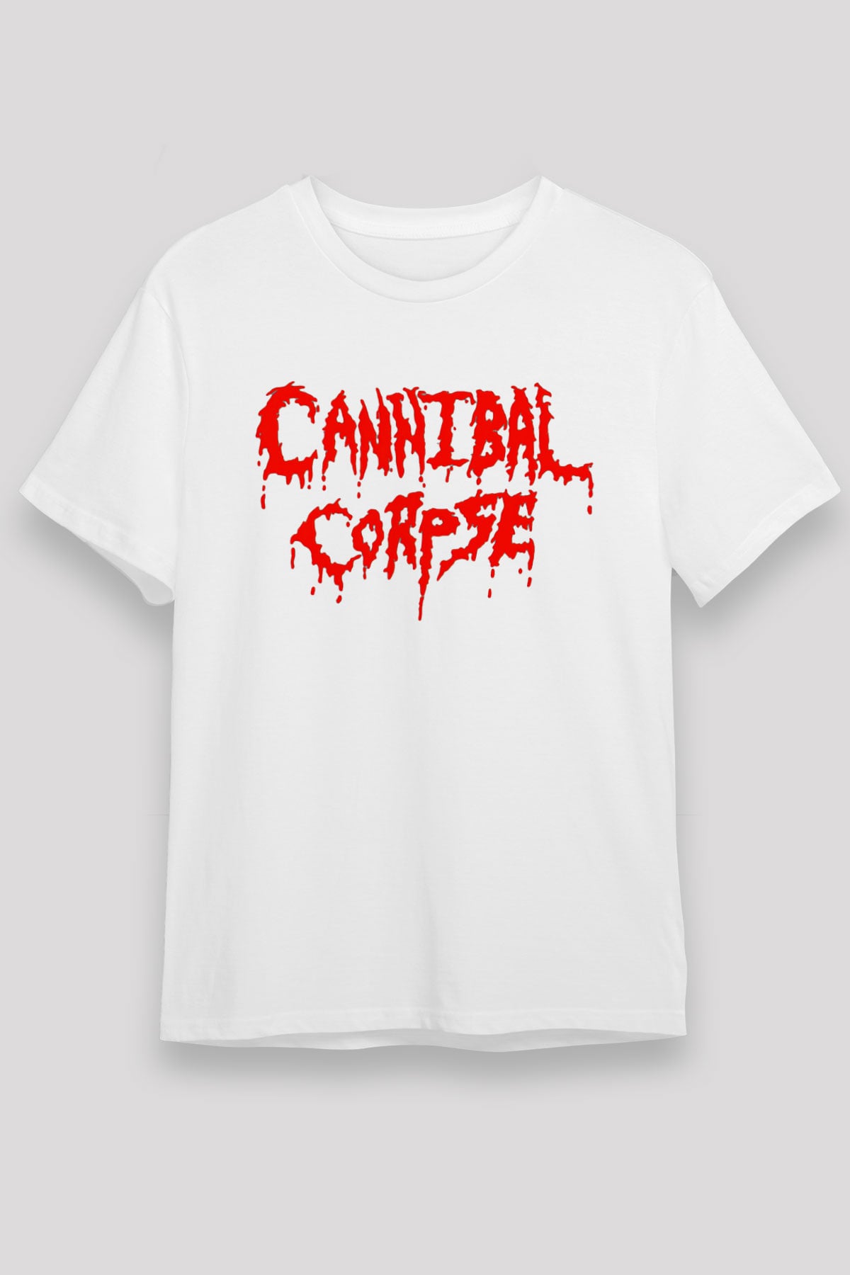 Cannibal Corpse Beyaz Unisex Tişört T-Shirt - TişörtFabrikası