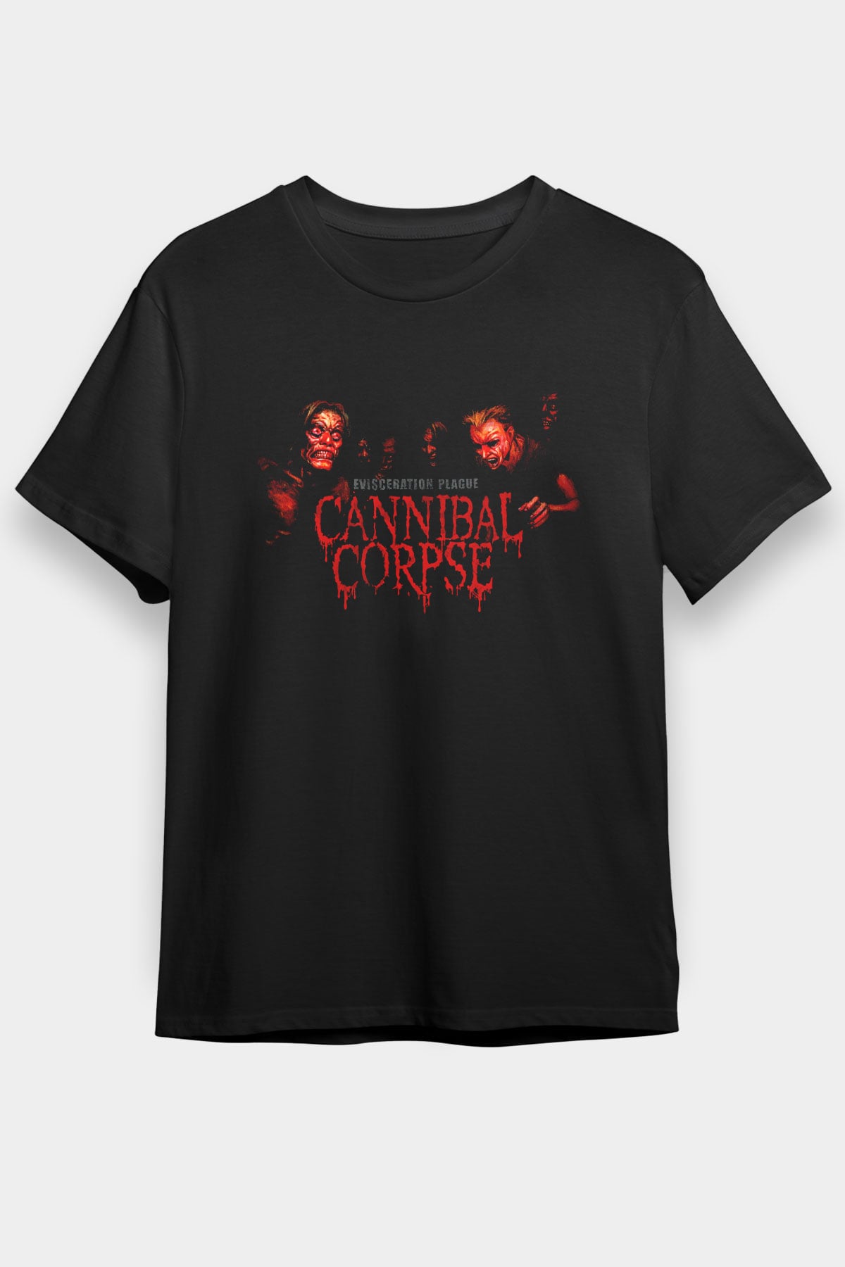 Cannibal Corpse Siyah Unisex Tişört T-Shirt - TişörtFabrikası