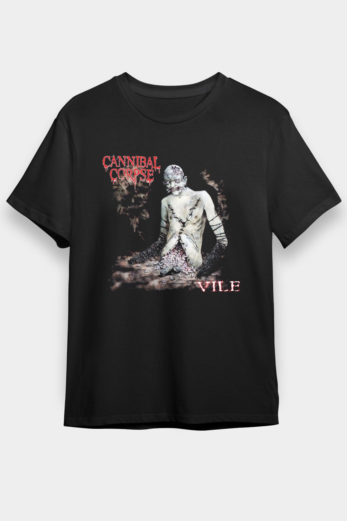 Cannibal Corpse Siyah Unisex Tişört T-Shirt - TişörtFabrikası