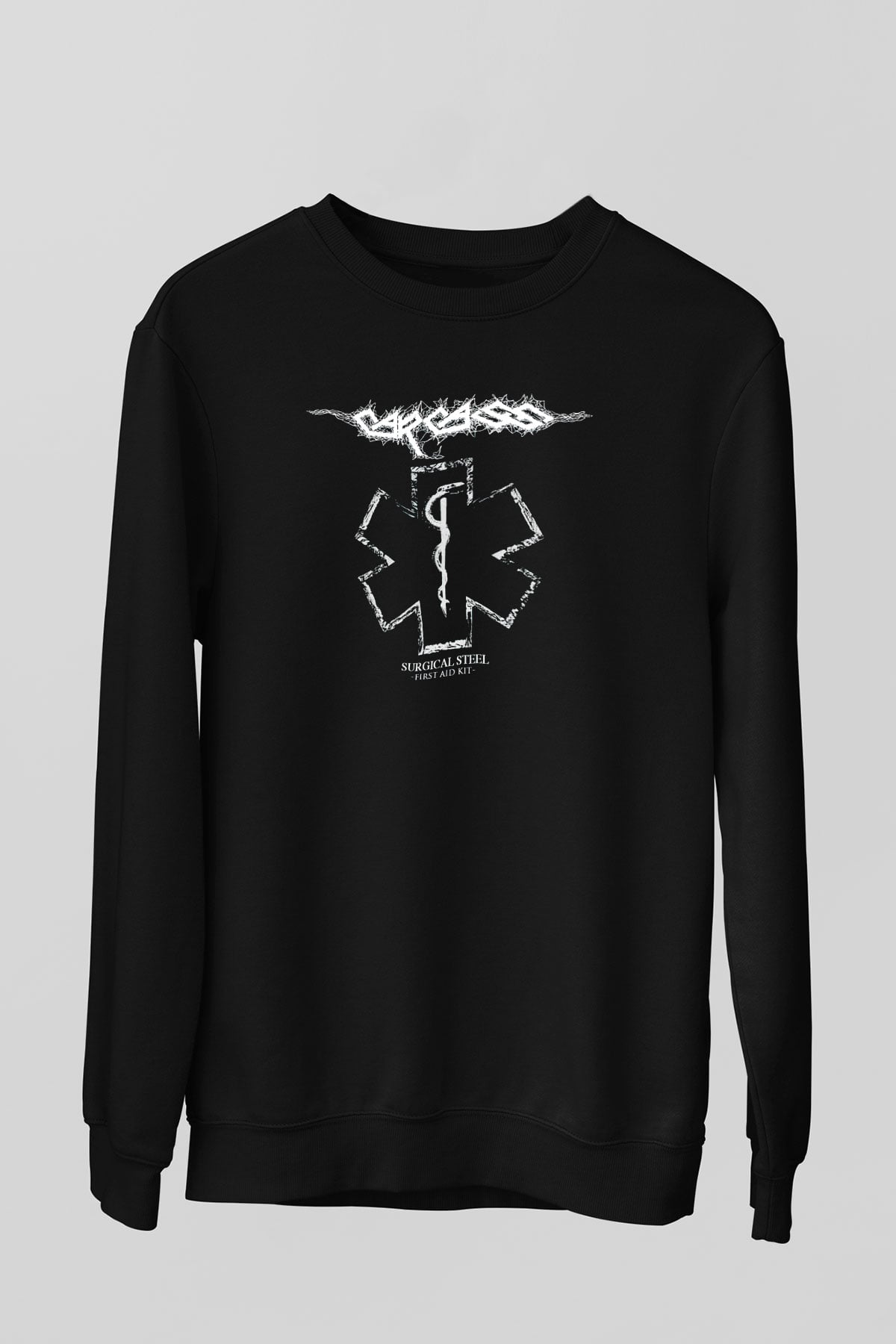 Carcass Siyah Unisex Sweatshirt