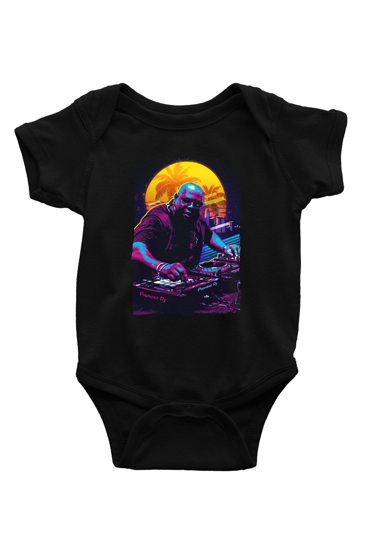 Carl Cox Siyah Bebek Body - Zıbın